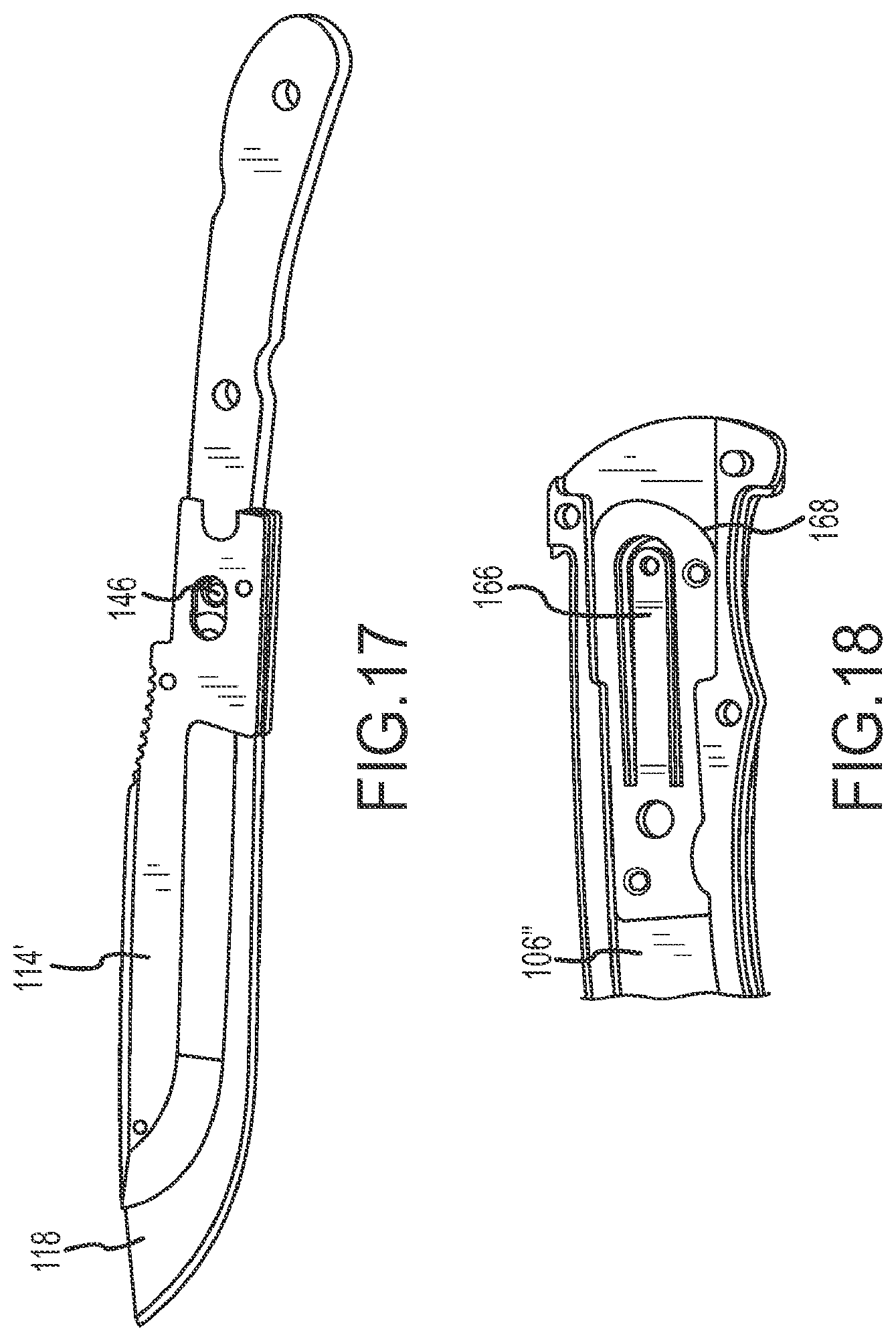Patent US11780102 Figure 14 – Folding knife with replaceable blade
