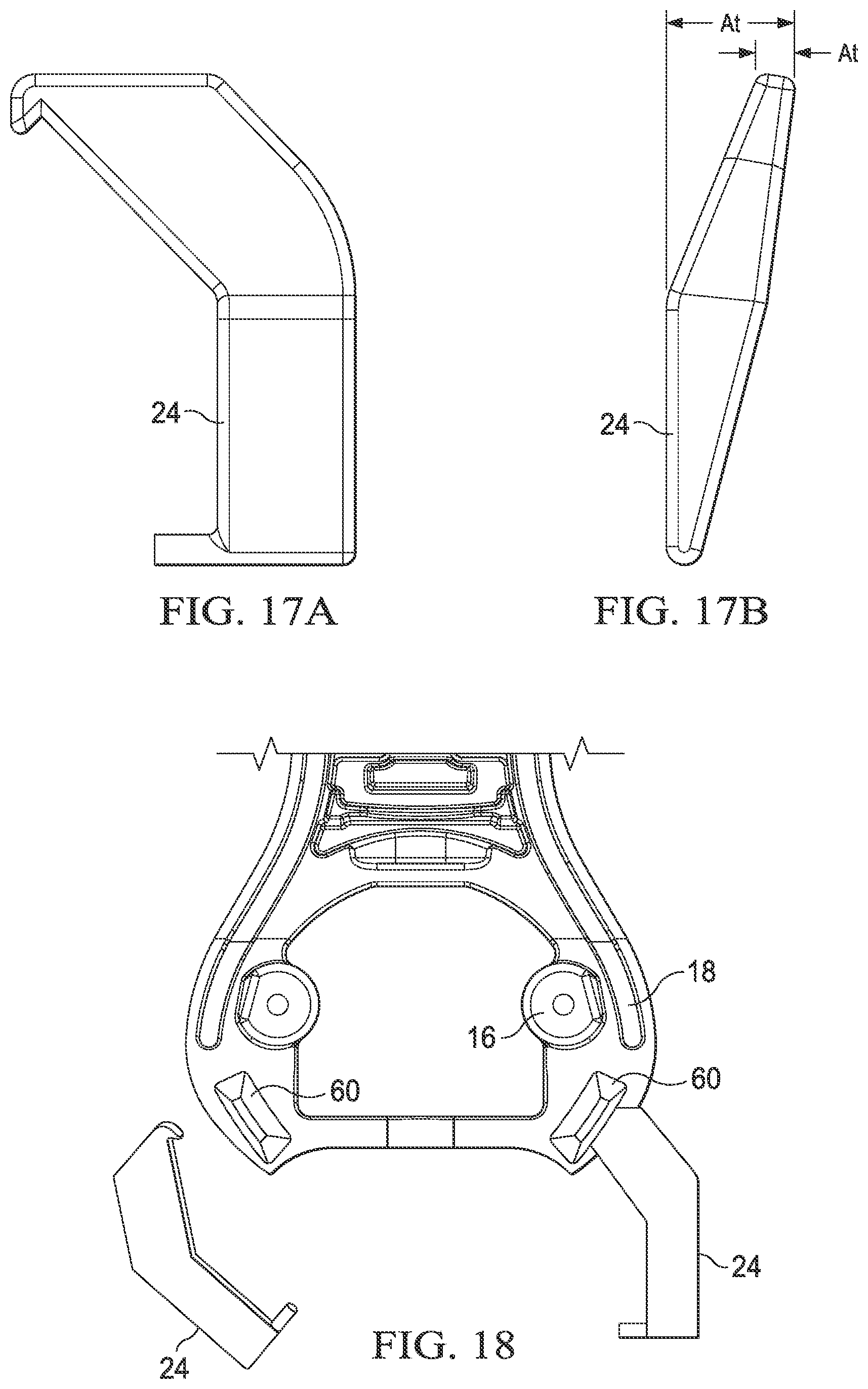Patent US11780105 Figure 16 – Razor handle with a pivoting portion