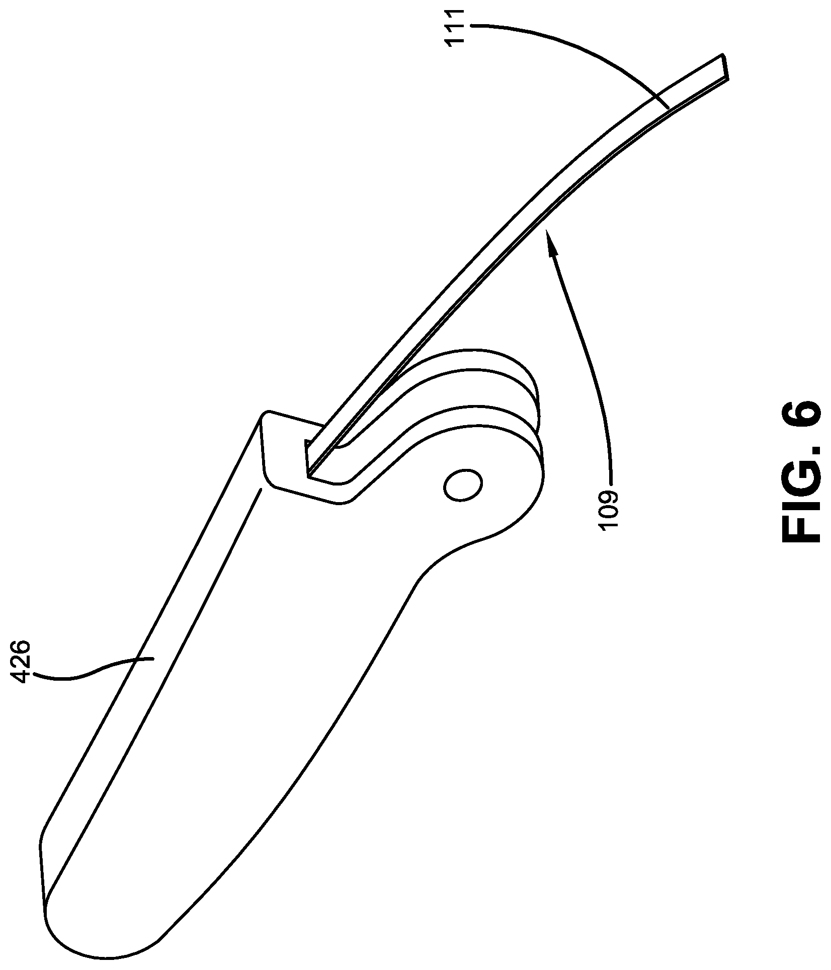 Patent US11780107 Figure 6 – Movable knife blade cover