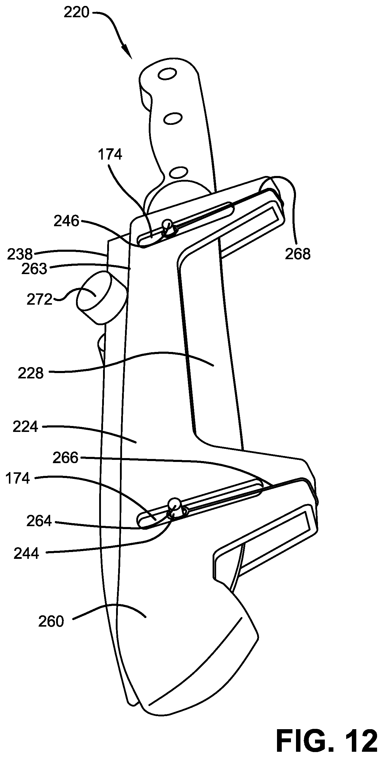 Patent US11780107 Figure 11 – Movable knife blade cover