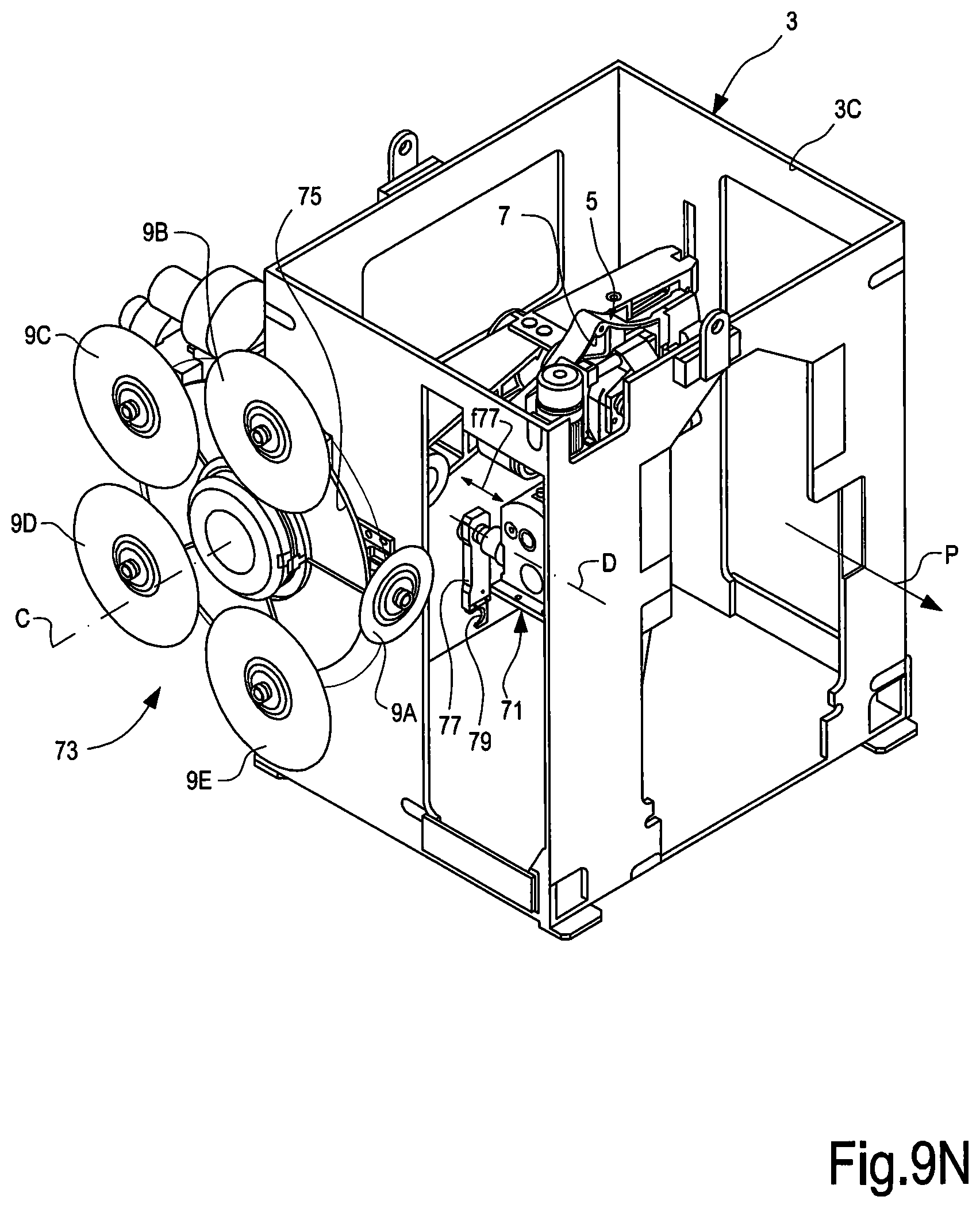 Patent US11780109 Figure 20 – Method and machine for cutting logs of wound web material