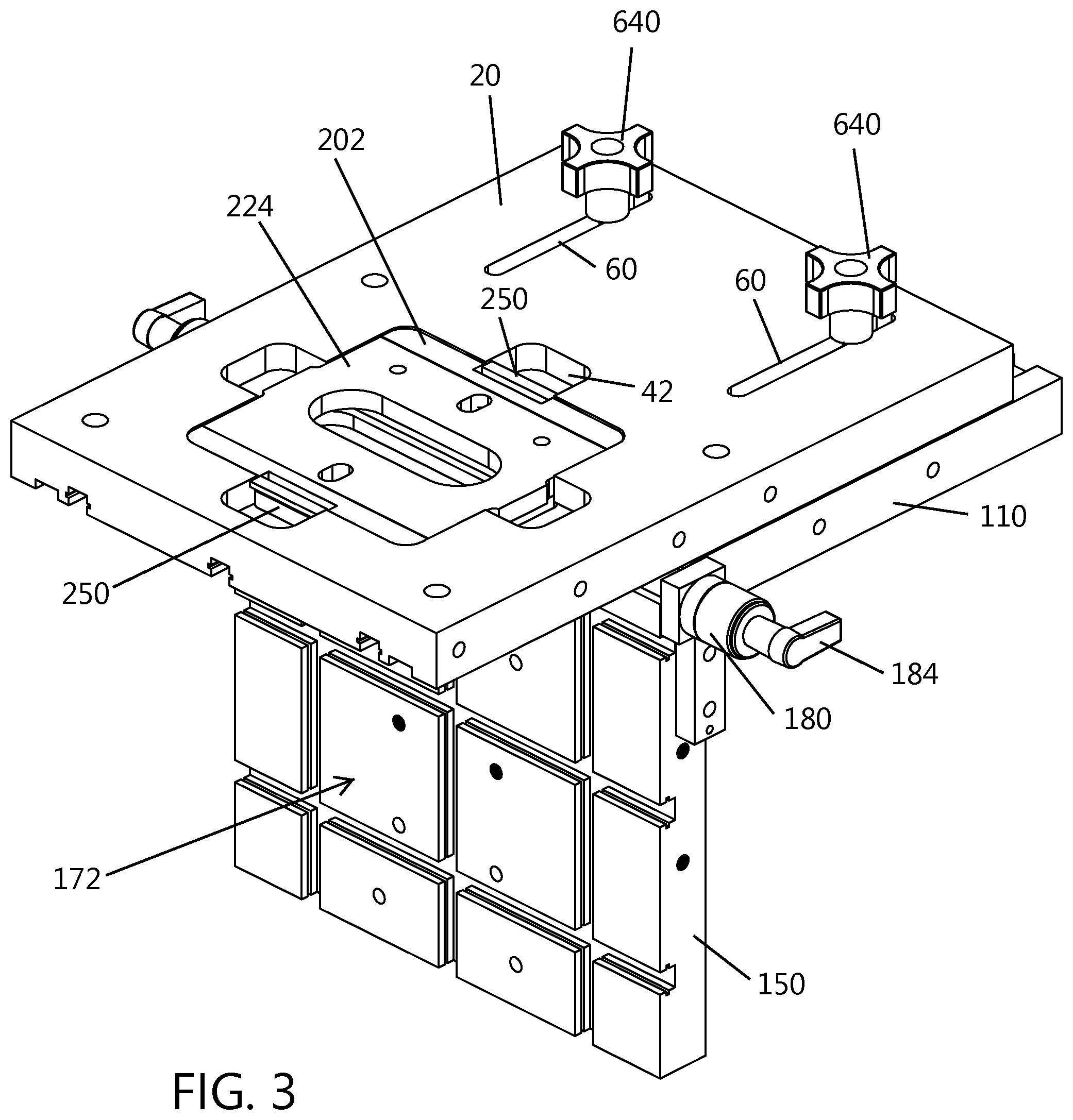 Patent US11780111 Figure 3 – Tool and system for forming multiple woodworking joints
