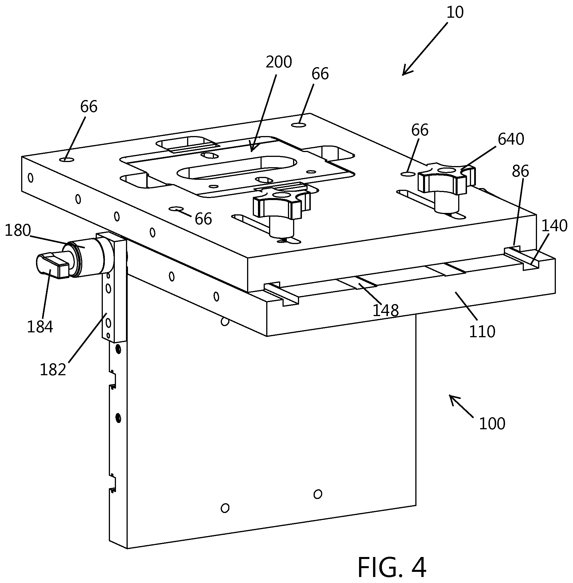 Patent US11780111 Figure 4 – Tool and system for forming multiple woodworking joints