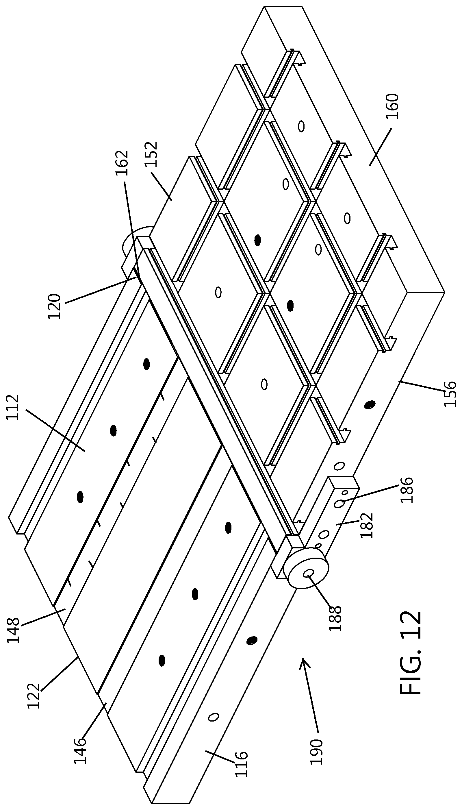 Patent US11780111 Figure 12 – Tool and system for forming multiple woodworking joints