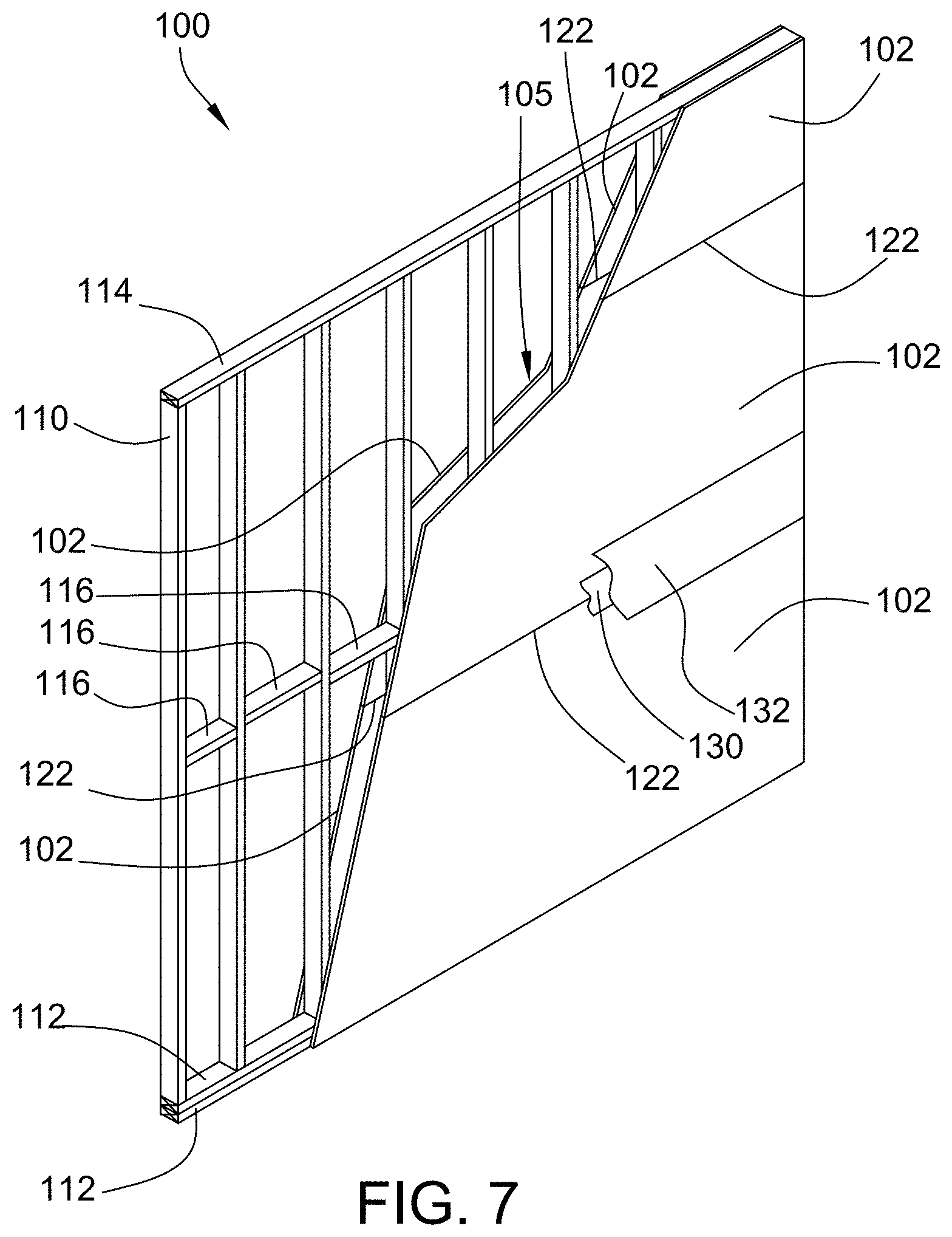 Patent US11780113 Figure 7 – Lightweight, reduced density fire rated gypsum panels