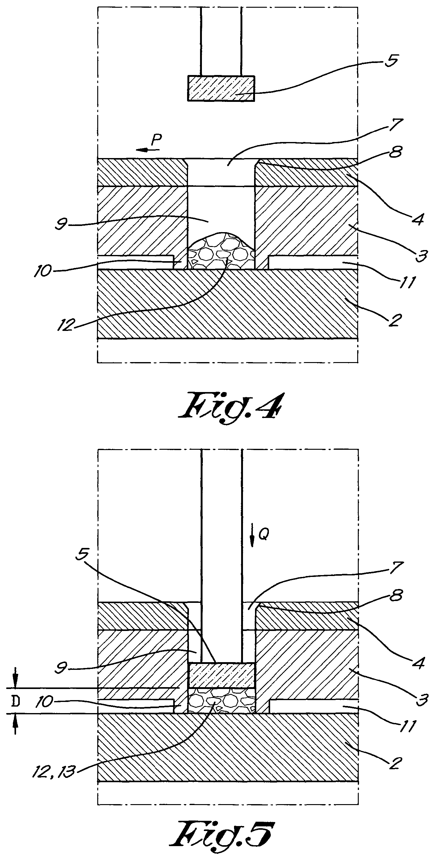 Patent US11780114 Figure 3 – Device for pressing a non-hardened concrete composition and method for the manufacture of concrete articles