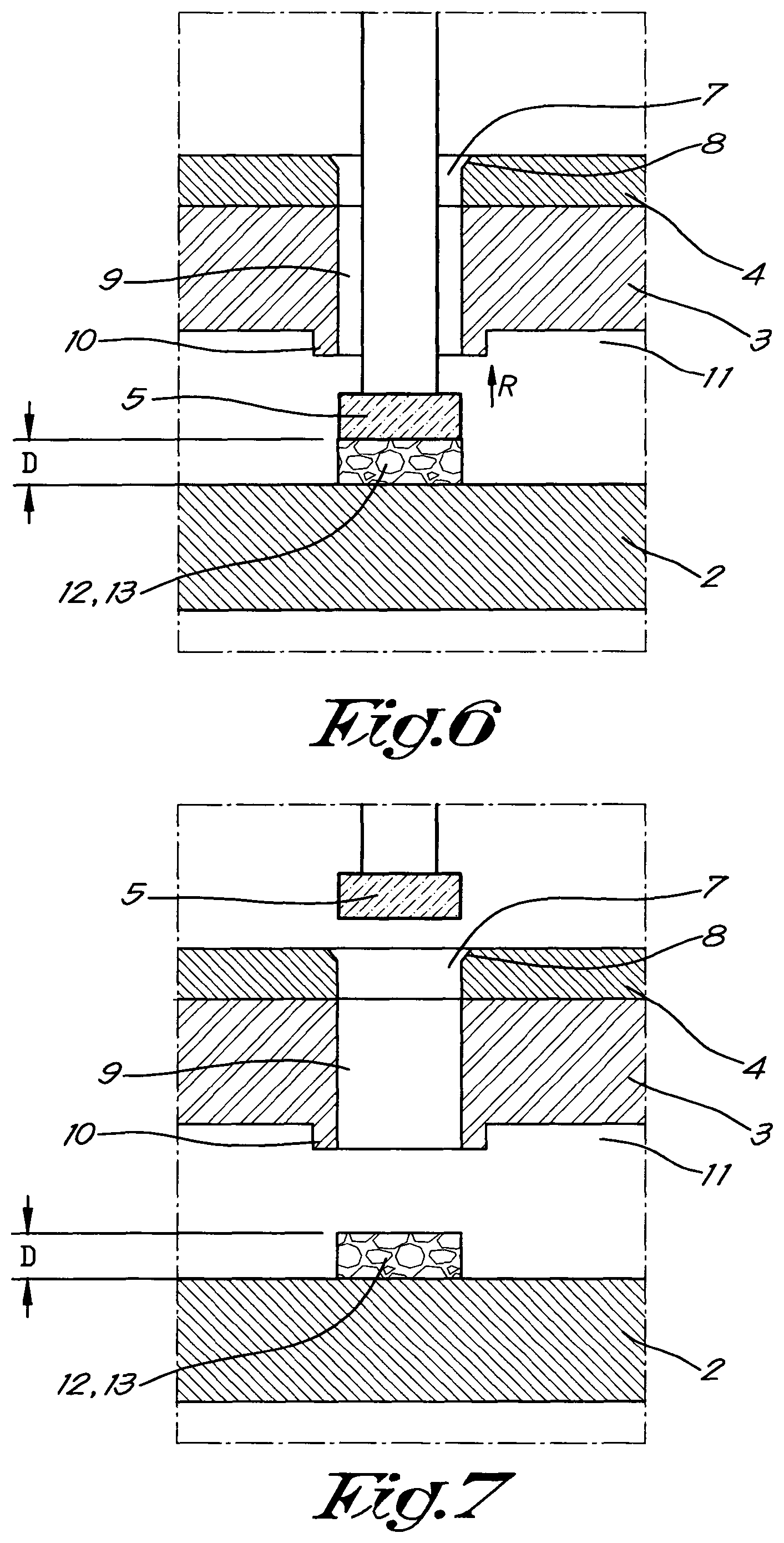 Patent US11780114 Figure 4 – Device for pressing a non-hardened concrete composition and method for the manufacture of concrete articles