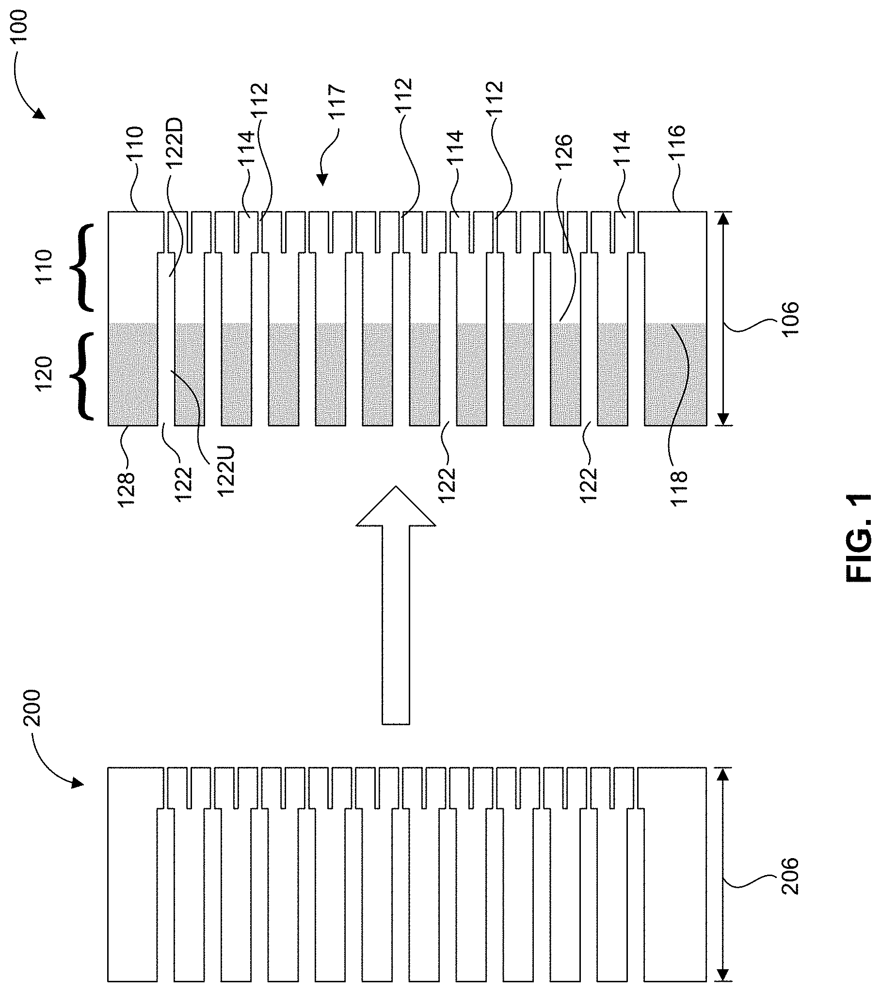 Patent US11780115 Figure 1 – Multi-piece layered honeycomb extrusion dies and methods of making same