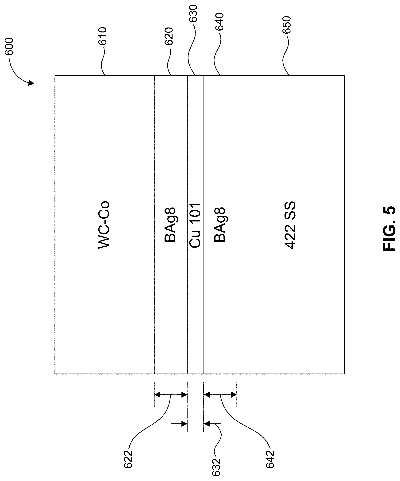 Patent US11780115 Figure 5 – Multi-piece layered honeycomb extrusion dies and methods of making same