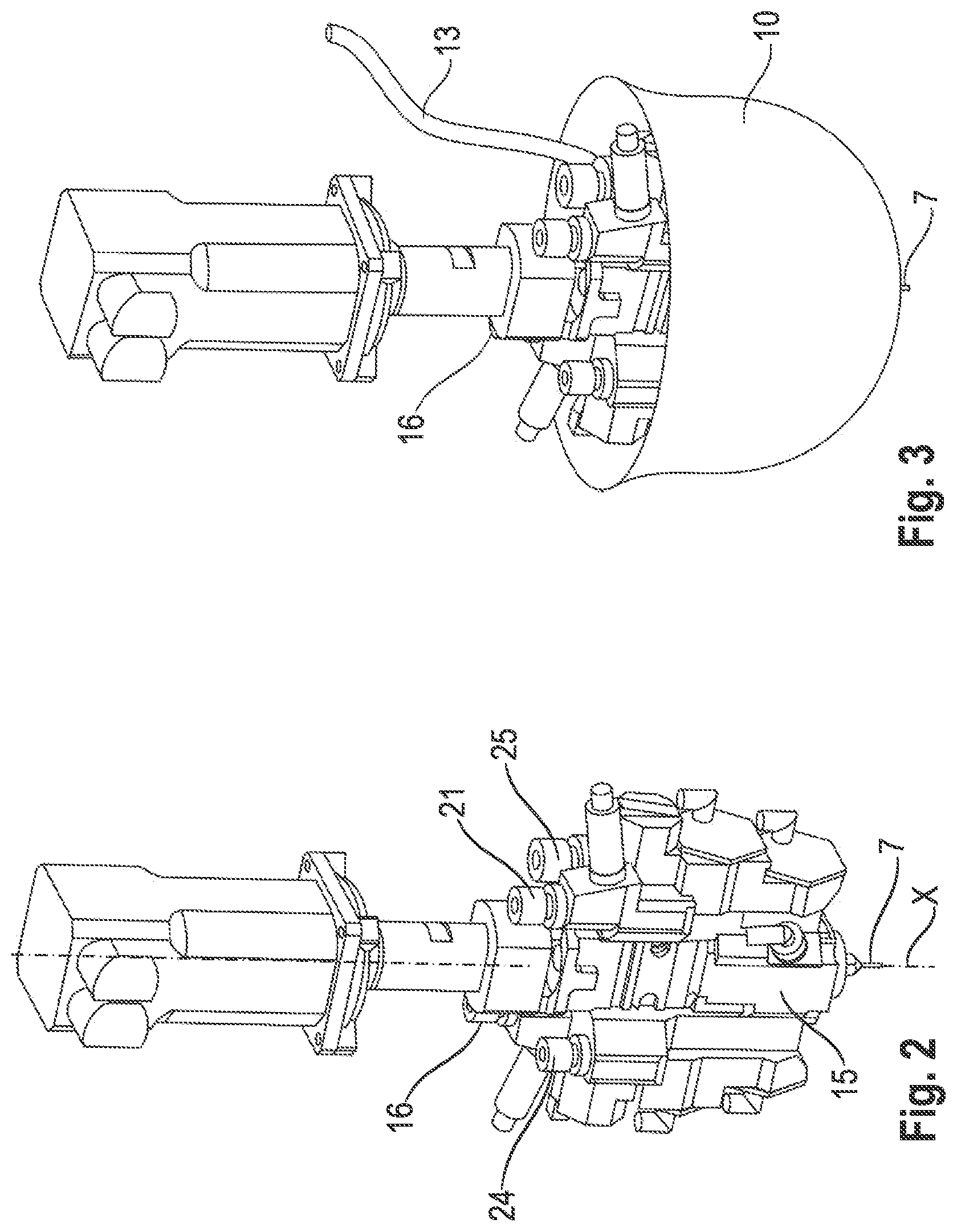 Patent US11780117 Figure 2 – Device and method for the production of plastic parts with drying and dessicant feed devices