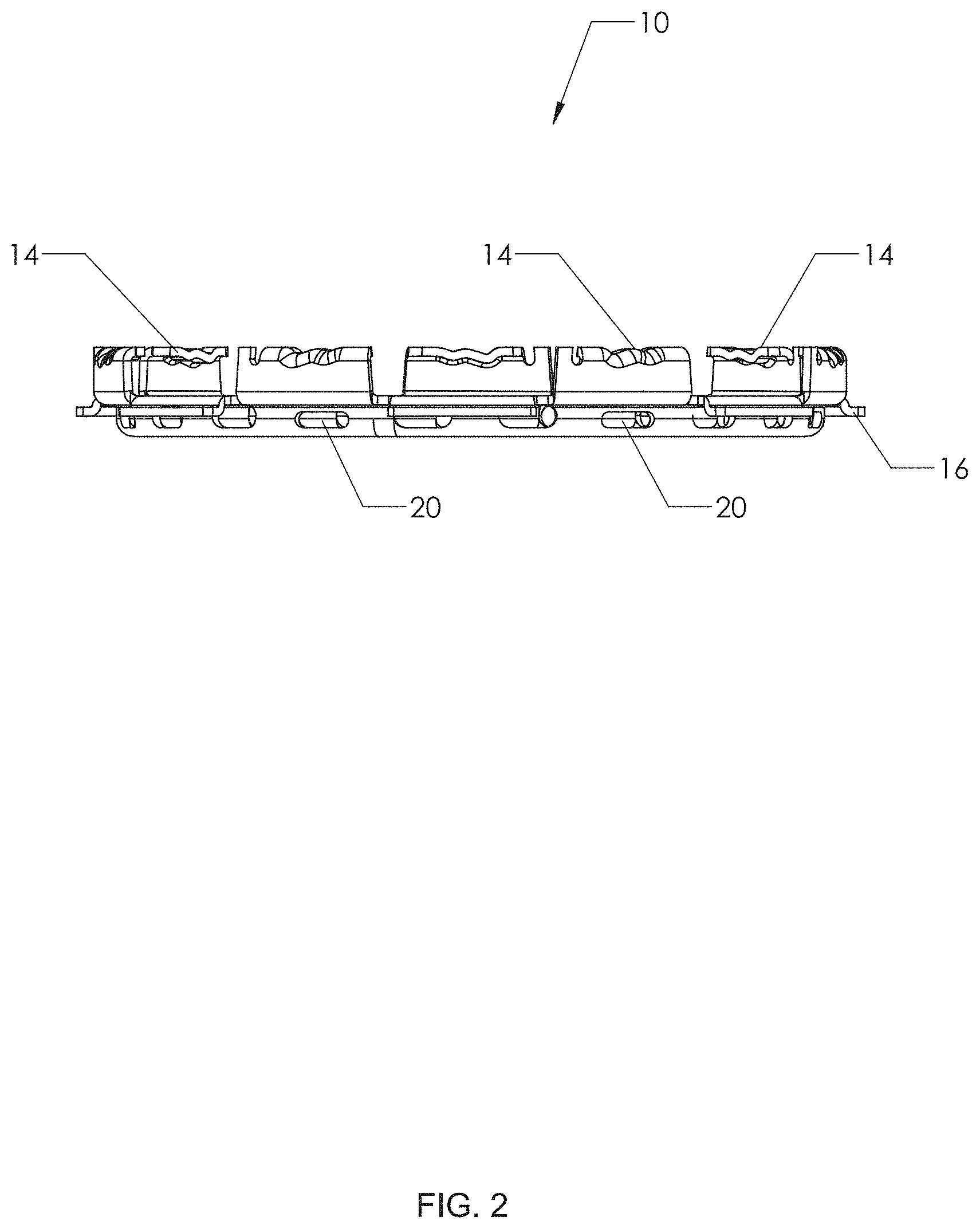 Patent US11780121 Figure 2 – Method and fixture for molding a tank with an embedded ring