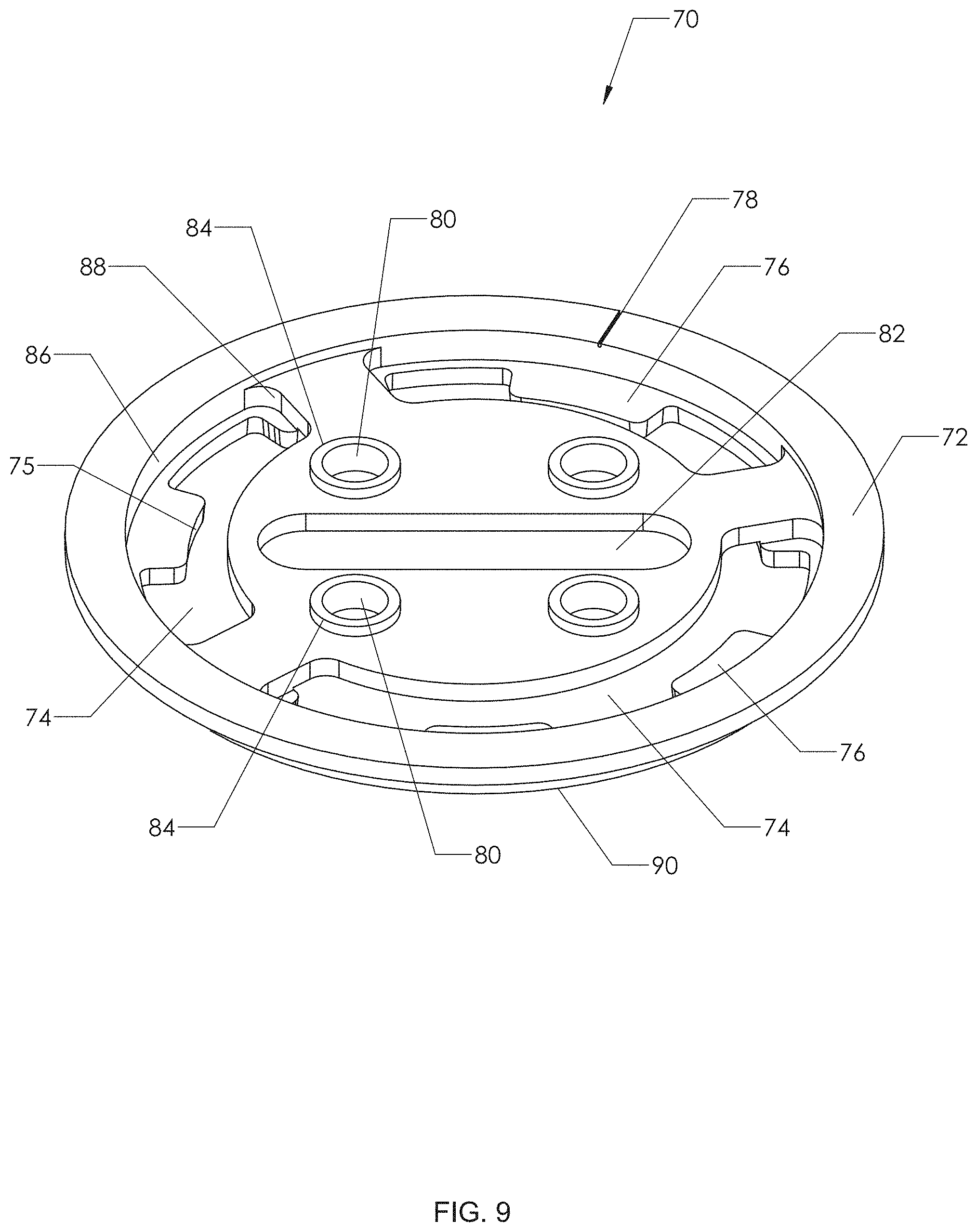 Patent US11780121 Figure 9 – Method and fixture for molding a tank with an embedded ring