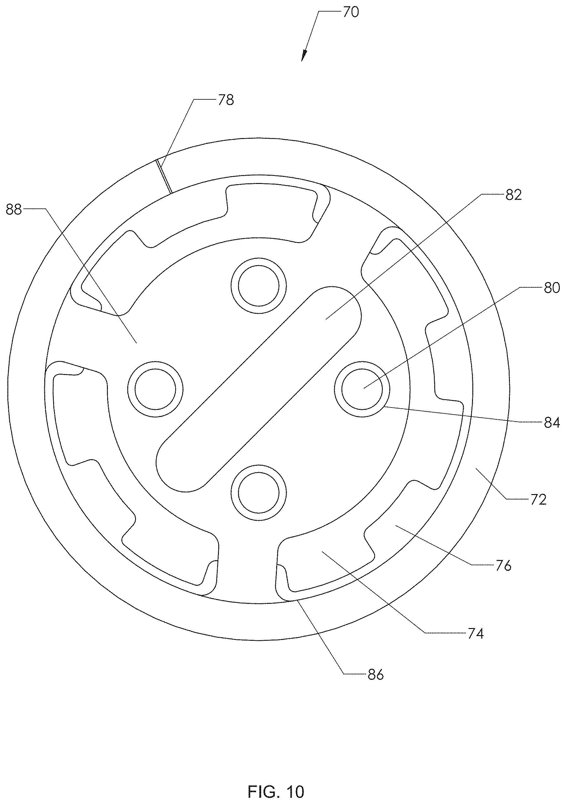 Patent US11780121 Figure 10 – Method and fixture for molding a tank with an embedded ring