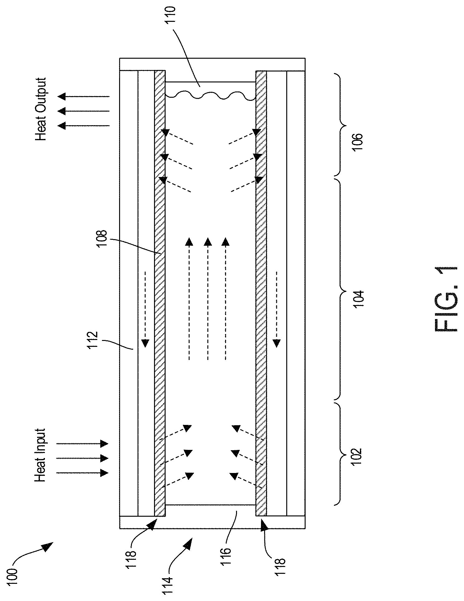 Patent US11780122 — Internal hydroforming method for manufacturing heat pipe wicks — Figure 1