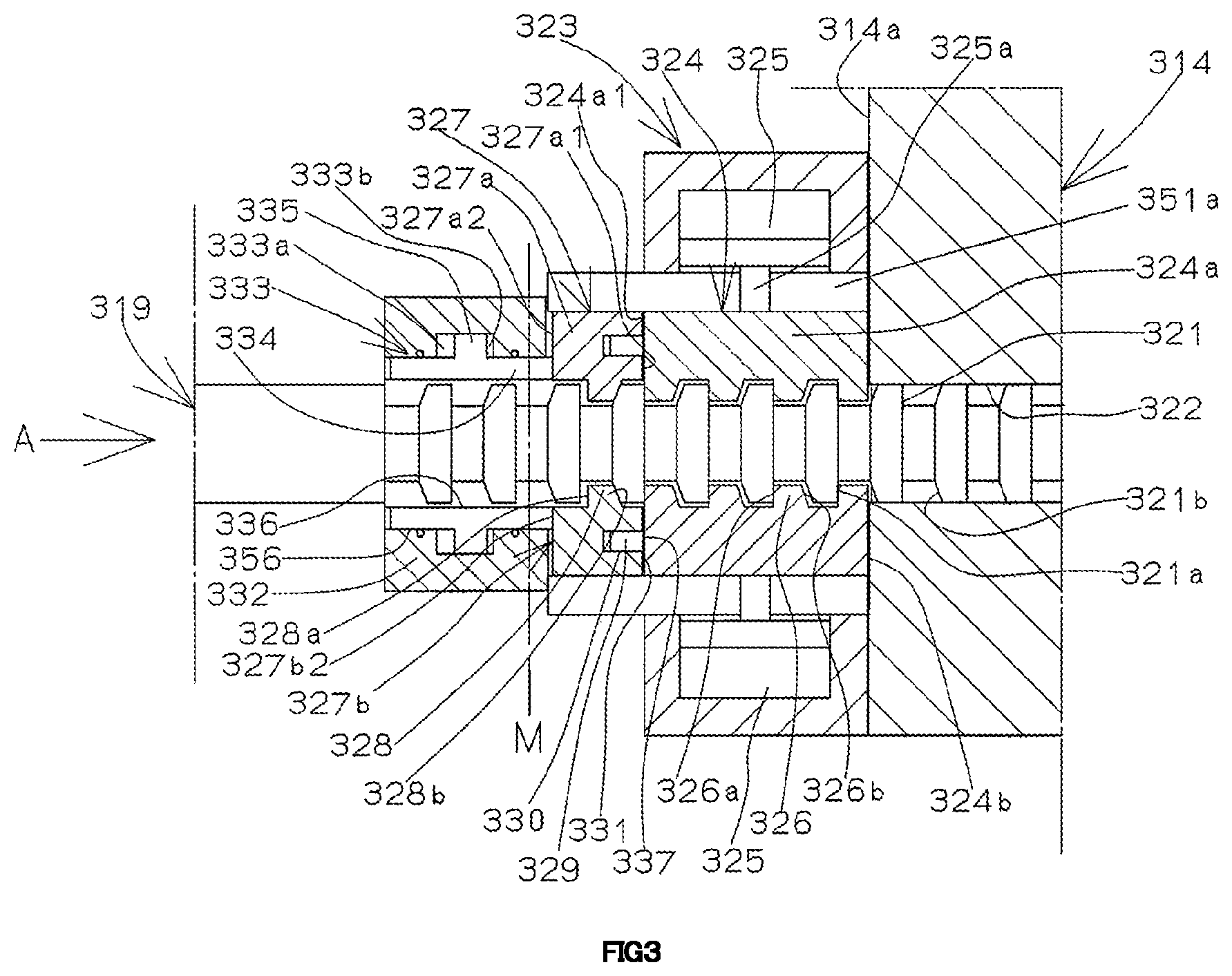 Patent US11780128 Figure 3 – Molding machine