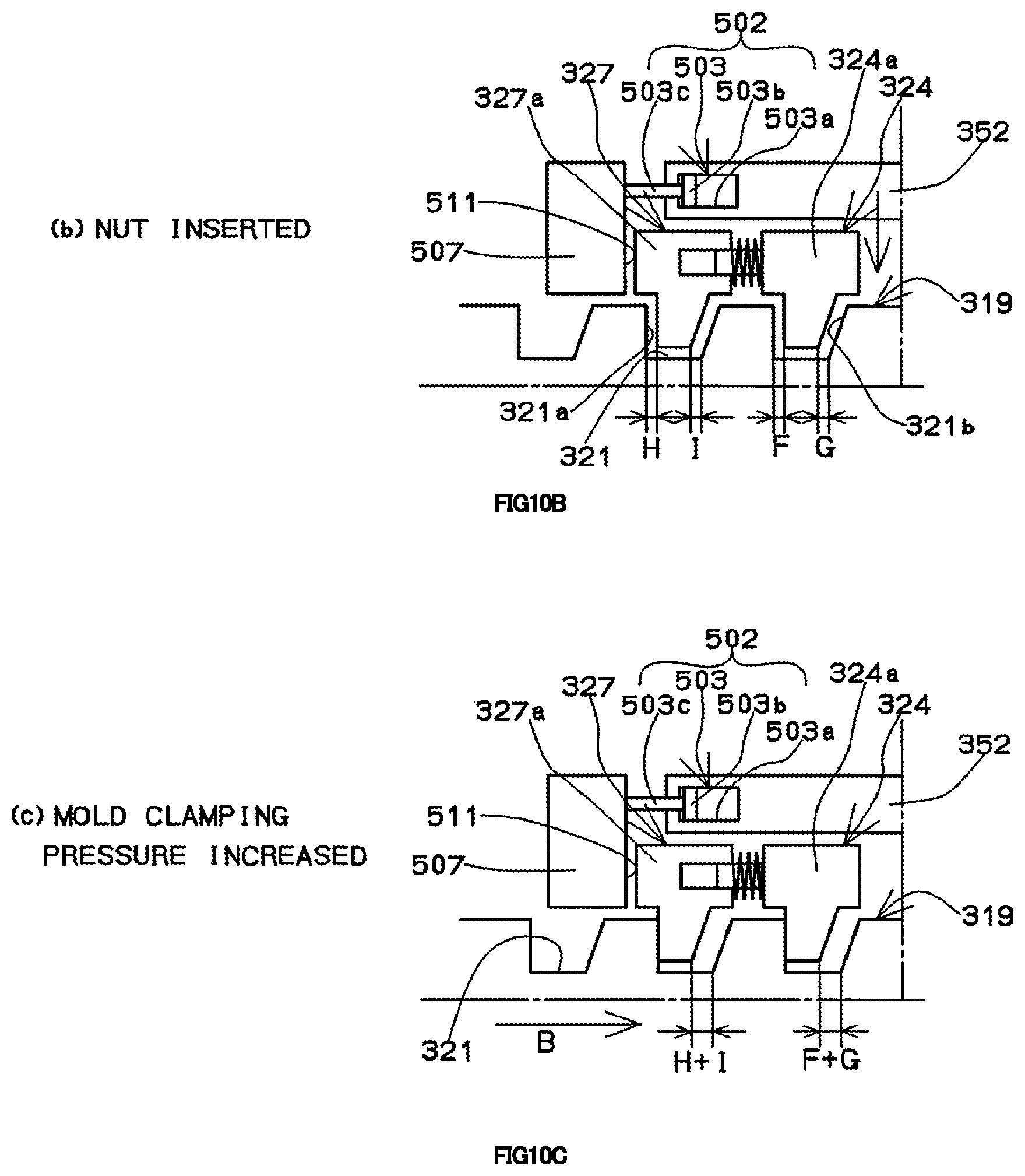 Patent US11780128 Figure 11 – Molding machine