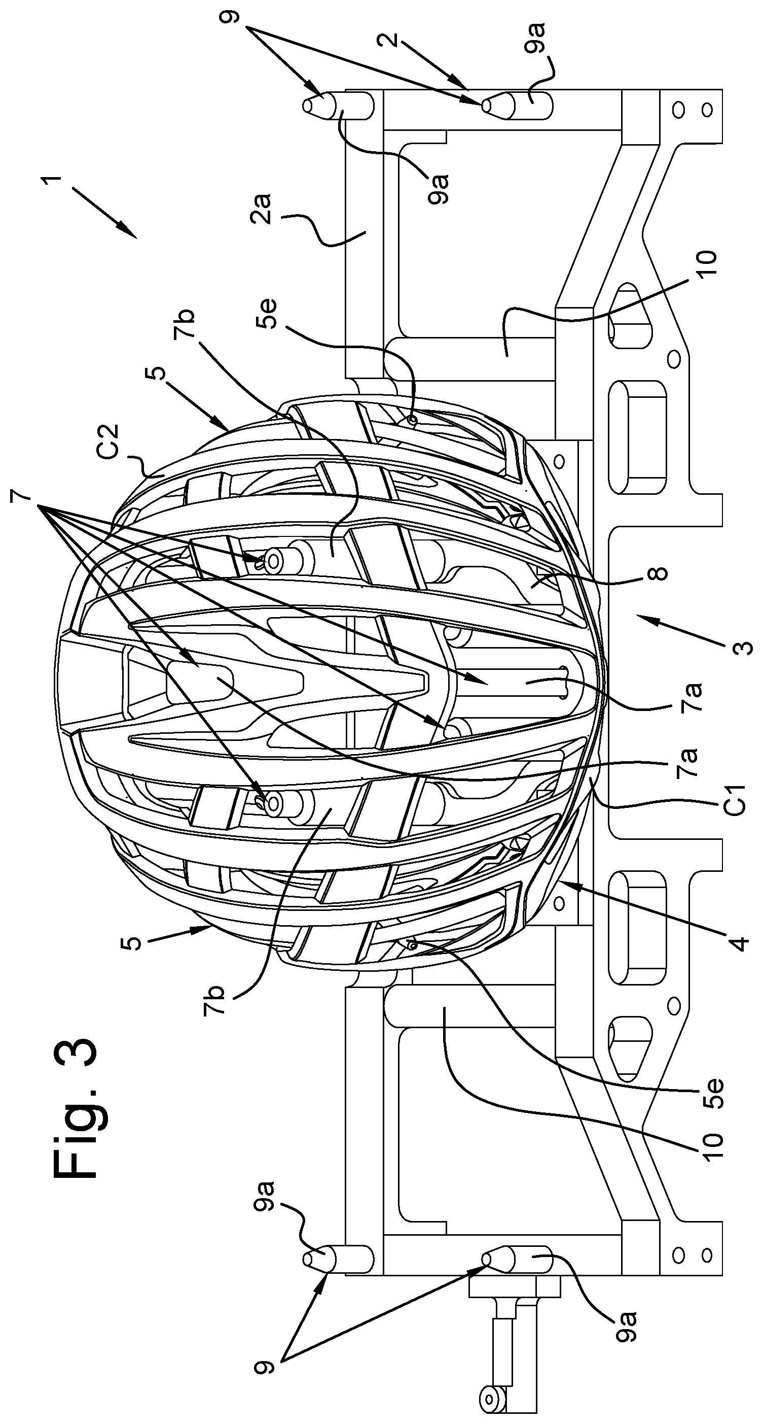 Patent US11780130 Figure 3 – Support template for molds for sport helmets