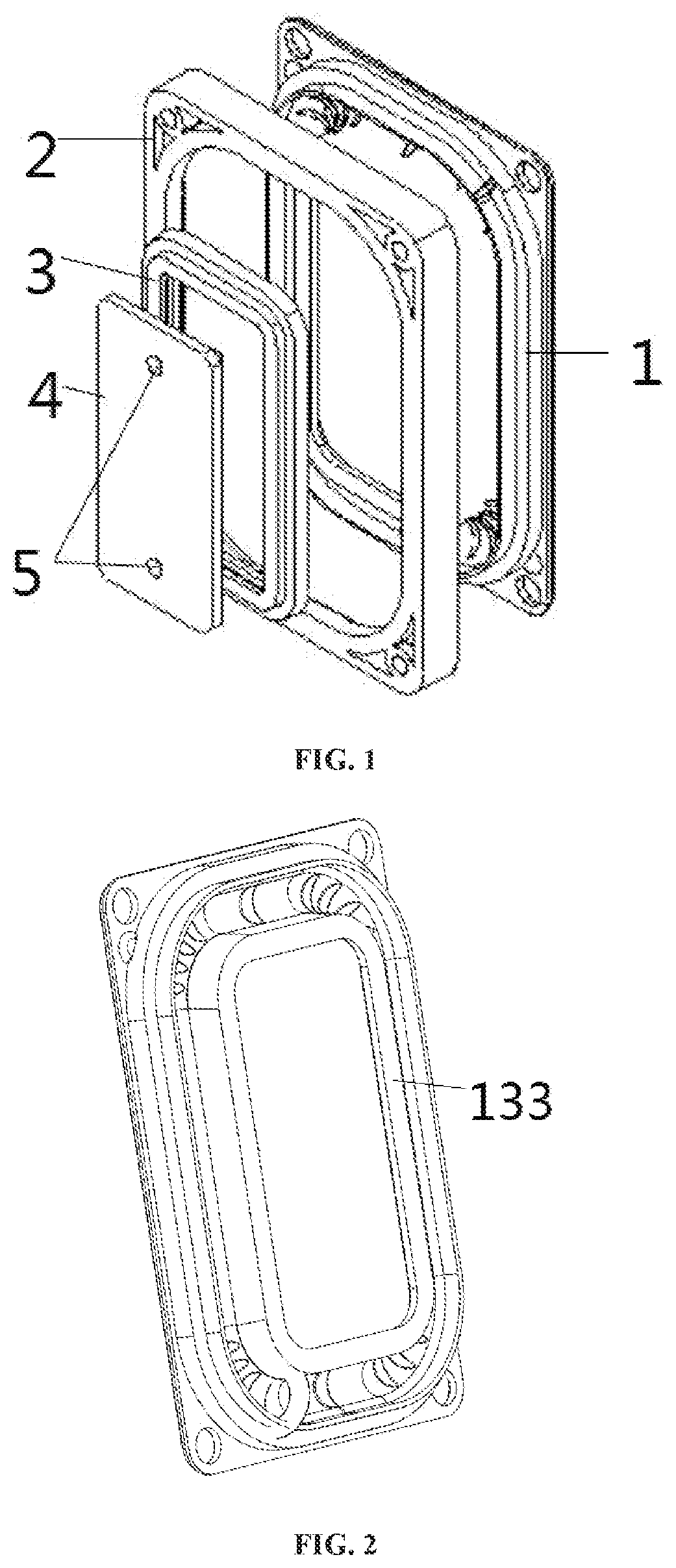 Patent US11780131 Figure 1 – Passive horn integrally formed by using thermoplastic vulcanized rubber and preparation method thereof