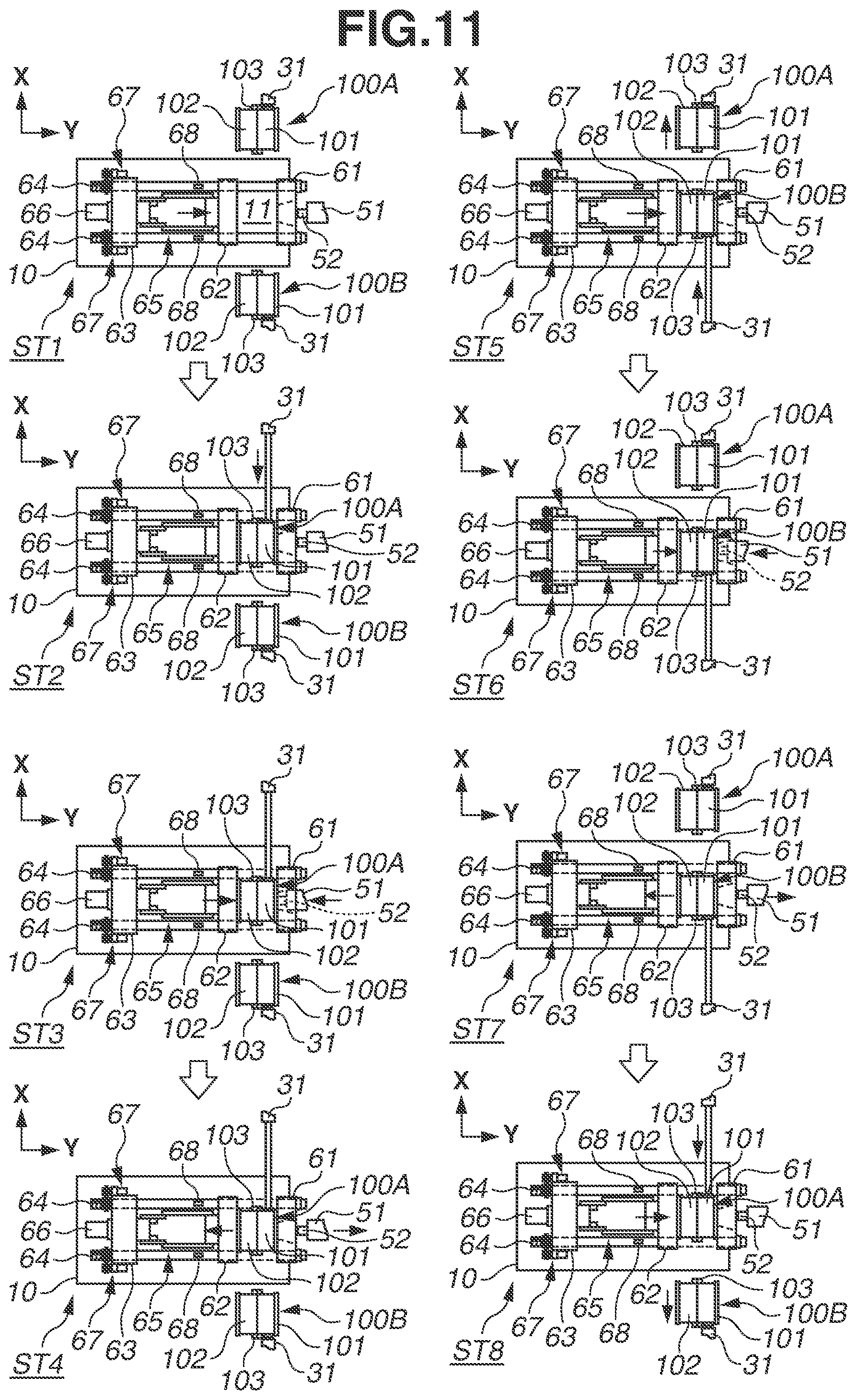 Patent US11780133 Figure 12 – Method for manufacturing article and injection molding system