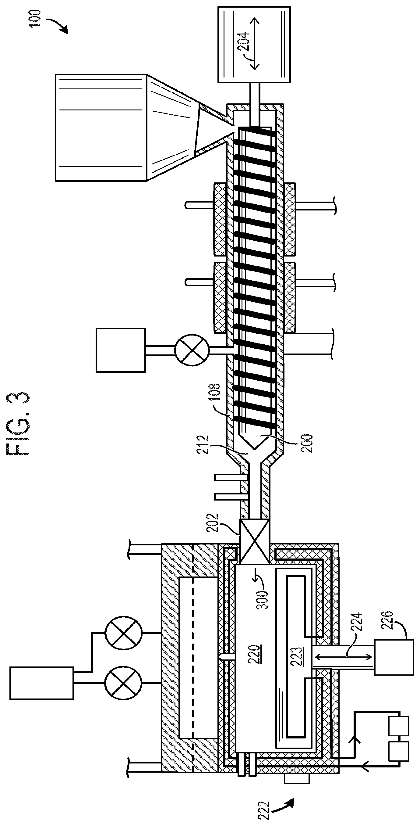 Patent US11780134 Figure 3 – Molding system and method