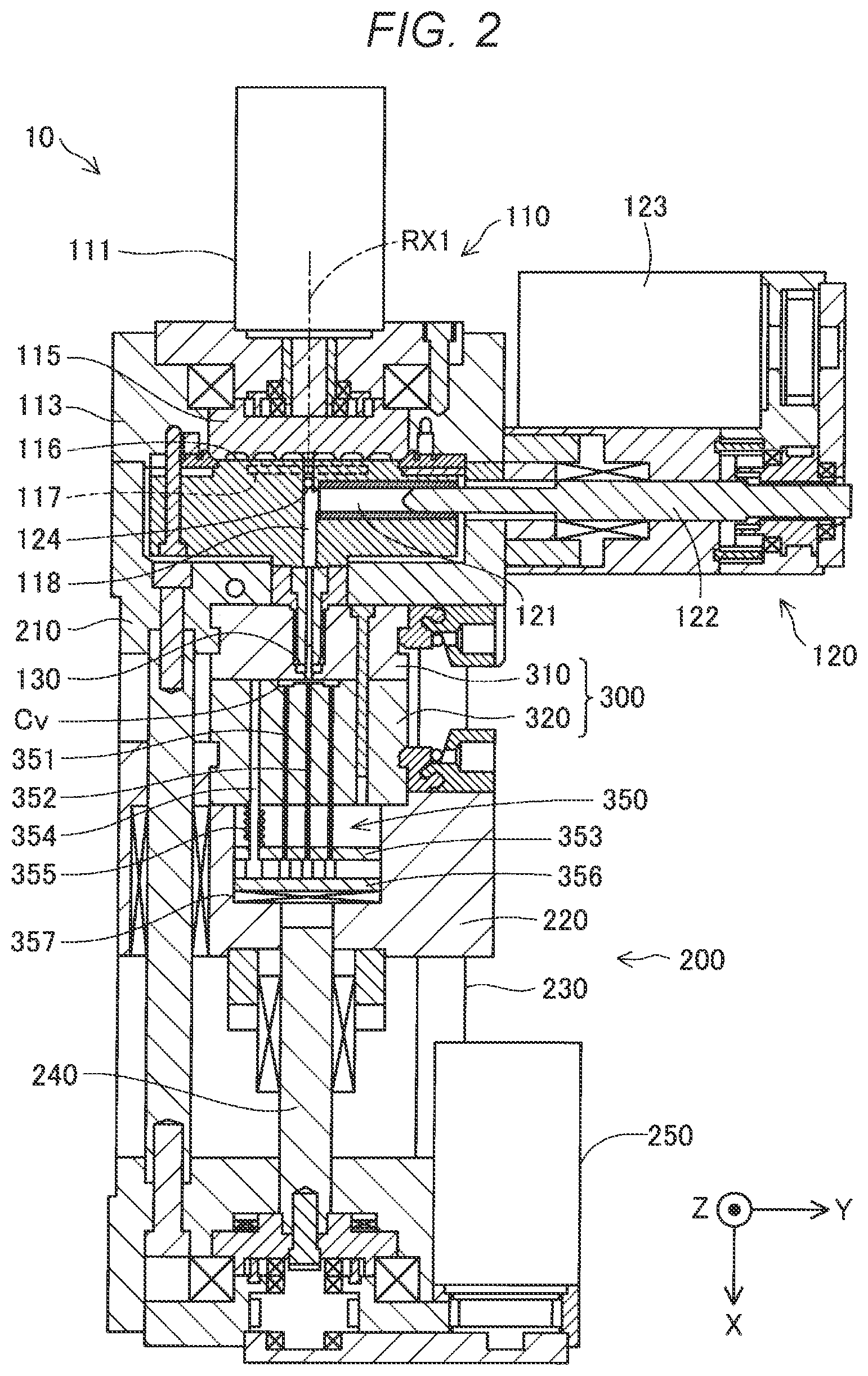 Patent US11780135 Figure 2 – Injection molding apparatus and mold of injection molding apparatus