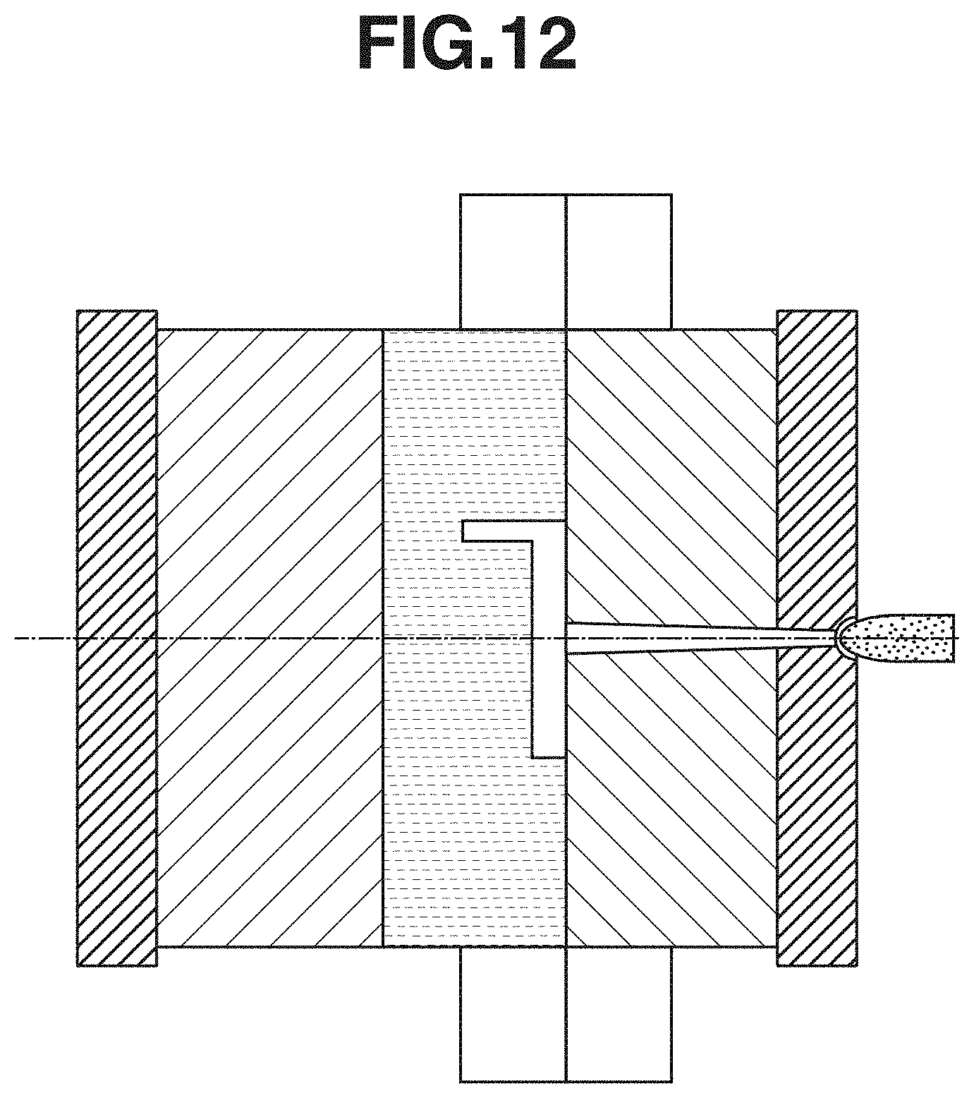 Patent US11780137 Figure 12 – Mold, injection molding system, and method for manufacturing molded product