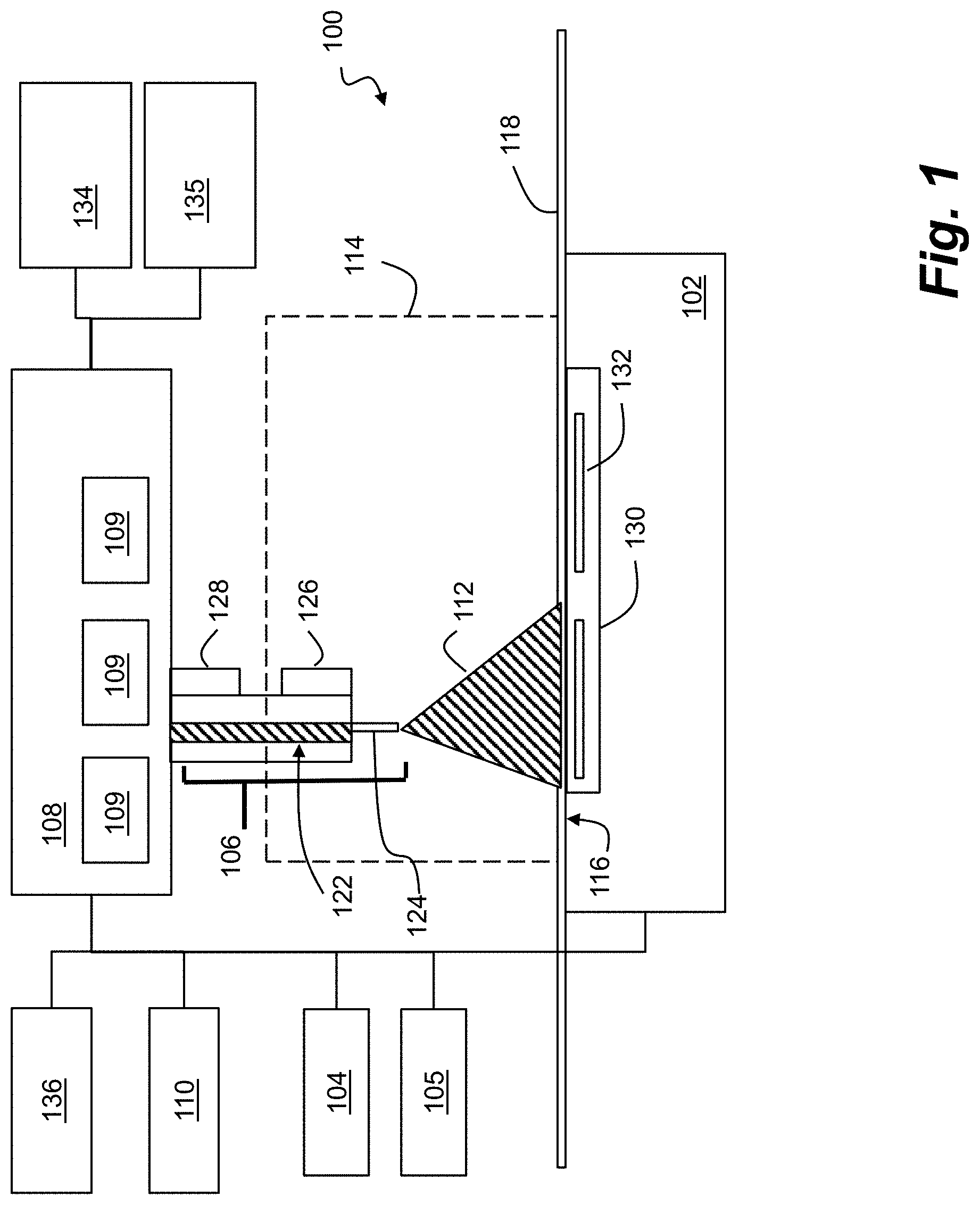 Patent US11780143 Figure 1 – Tagged build material for three-dimensional printing