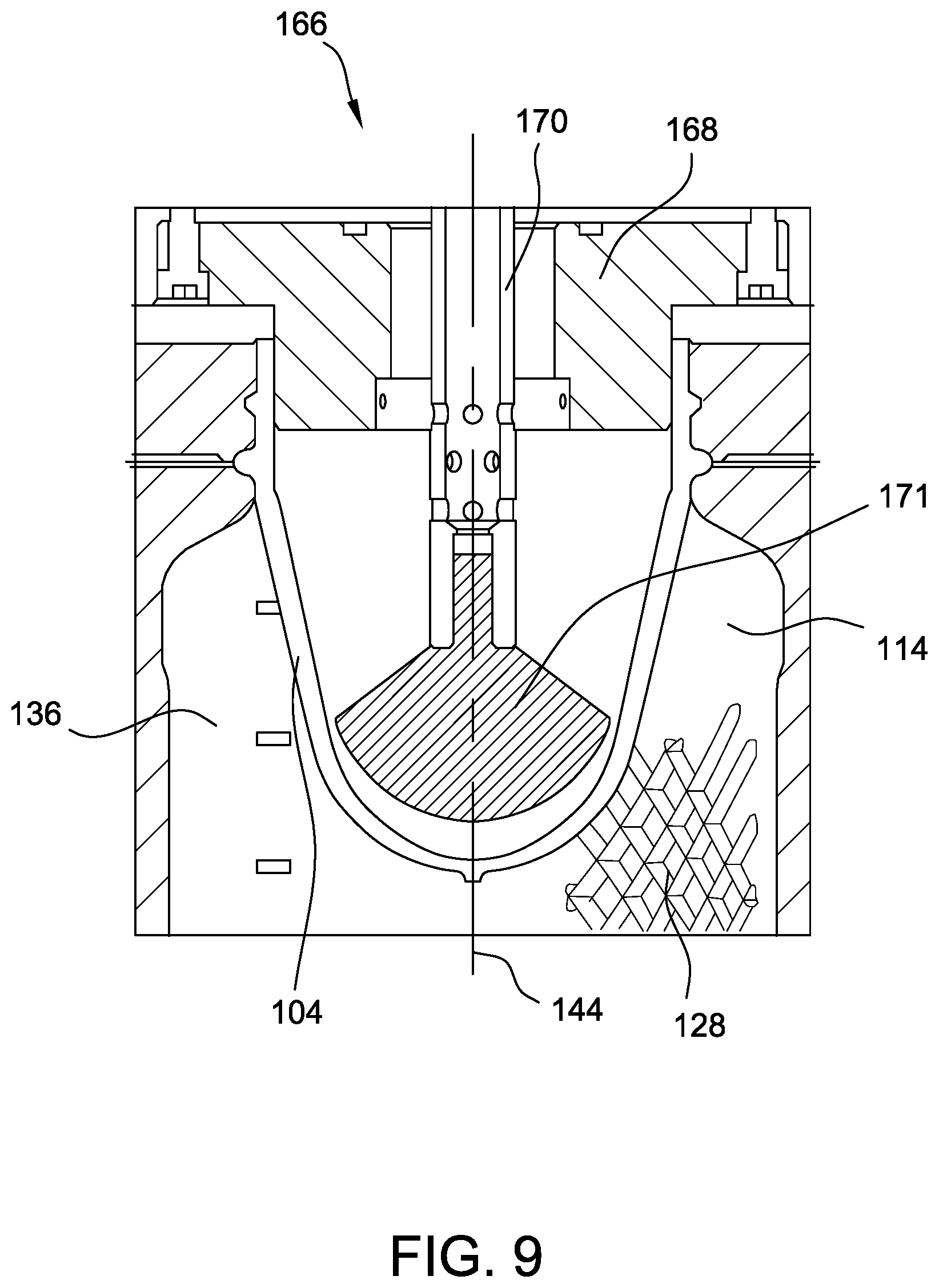Patent US11780147 Figure 9 – System and method for forming containers using blow mold and electric heating elements