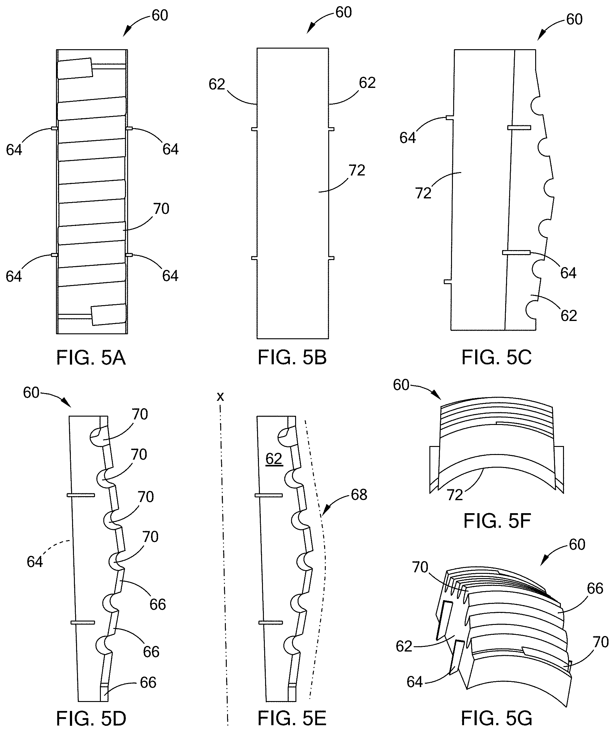 Patent US11780148 Figure 7 – Permanent tooling for composite coil spring compression molding