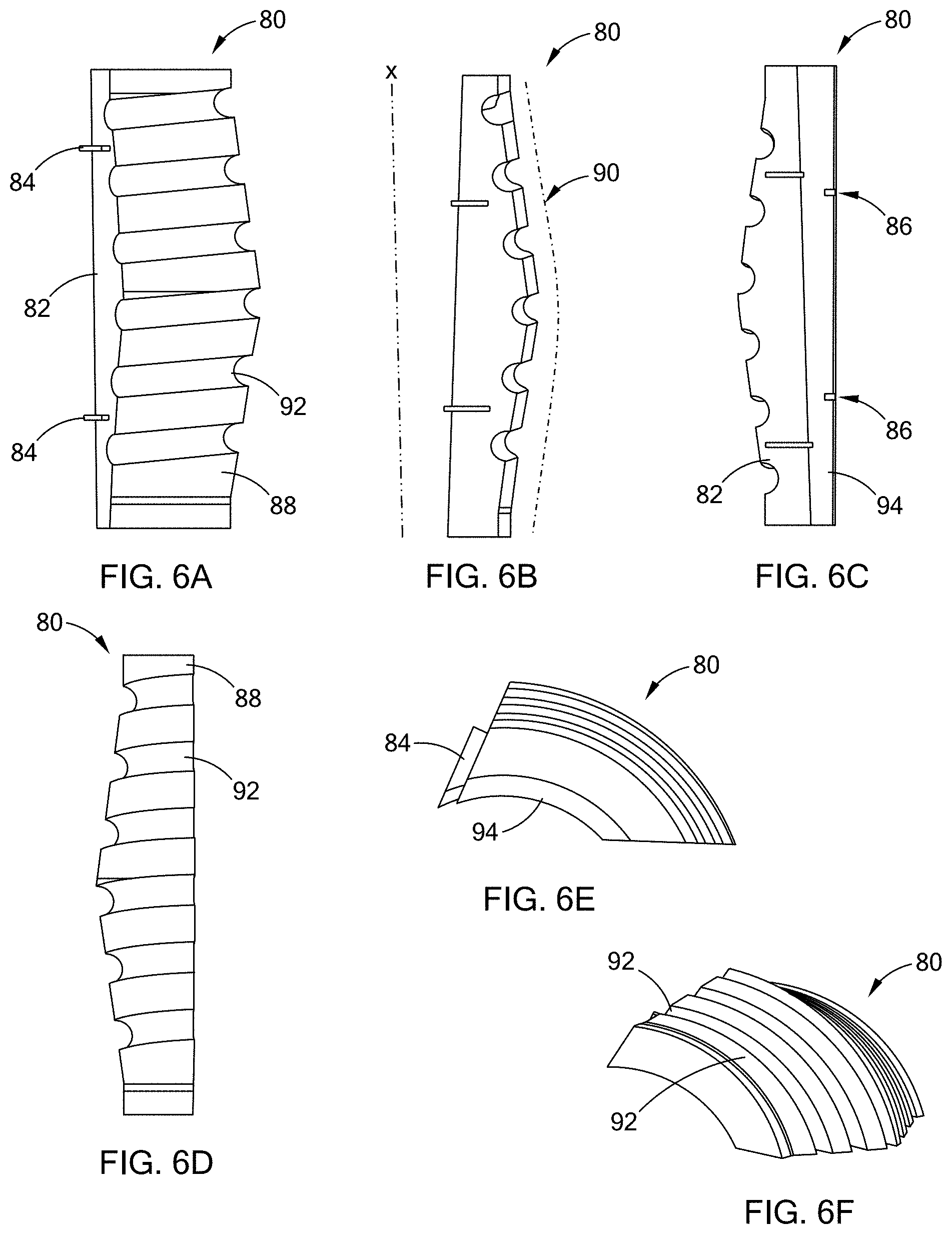 Patent US11780148 Figure 8 – Permanent tooling for composite coil spring compression molding