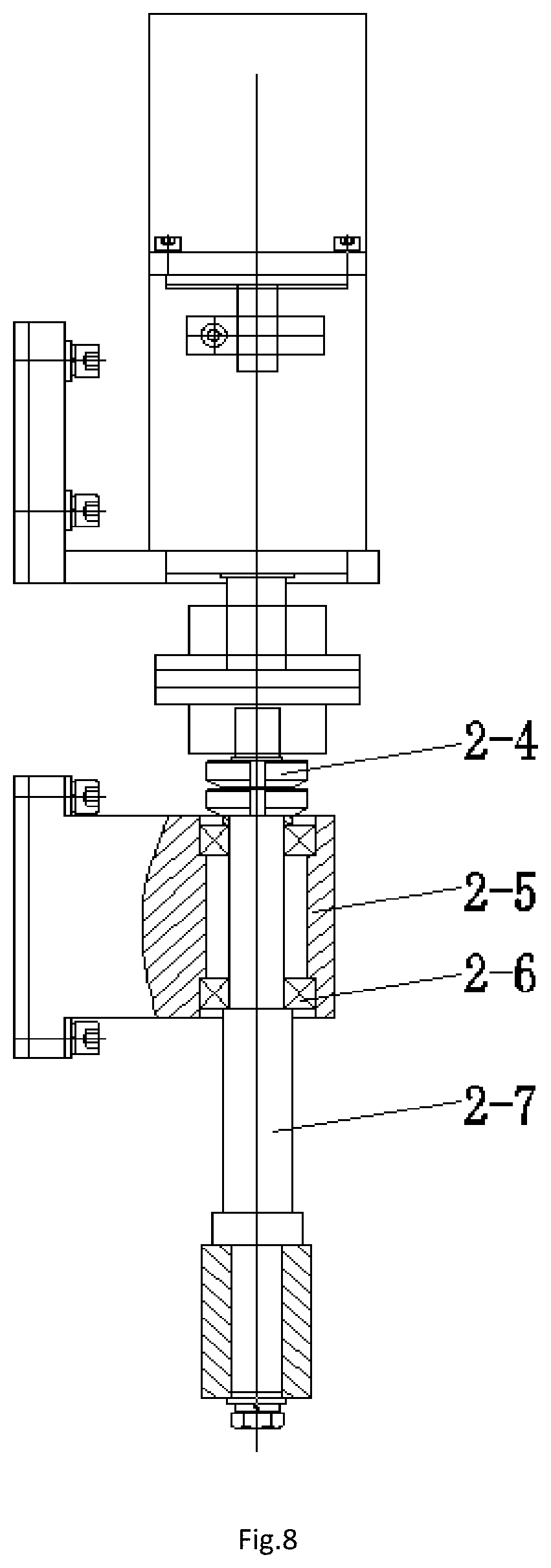 Patent US11780149 Figure 6 – Winding device for producing fiber composite loop chain and winding method