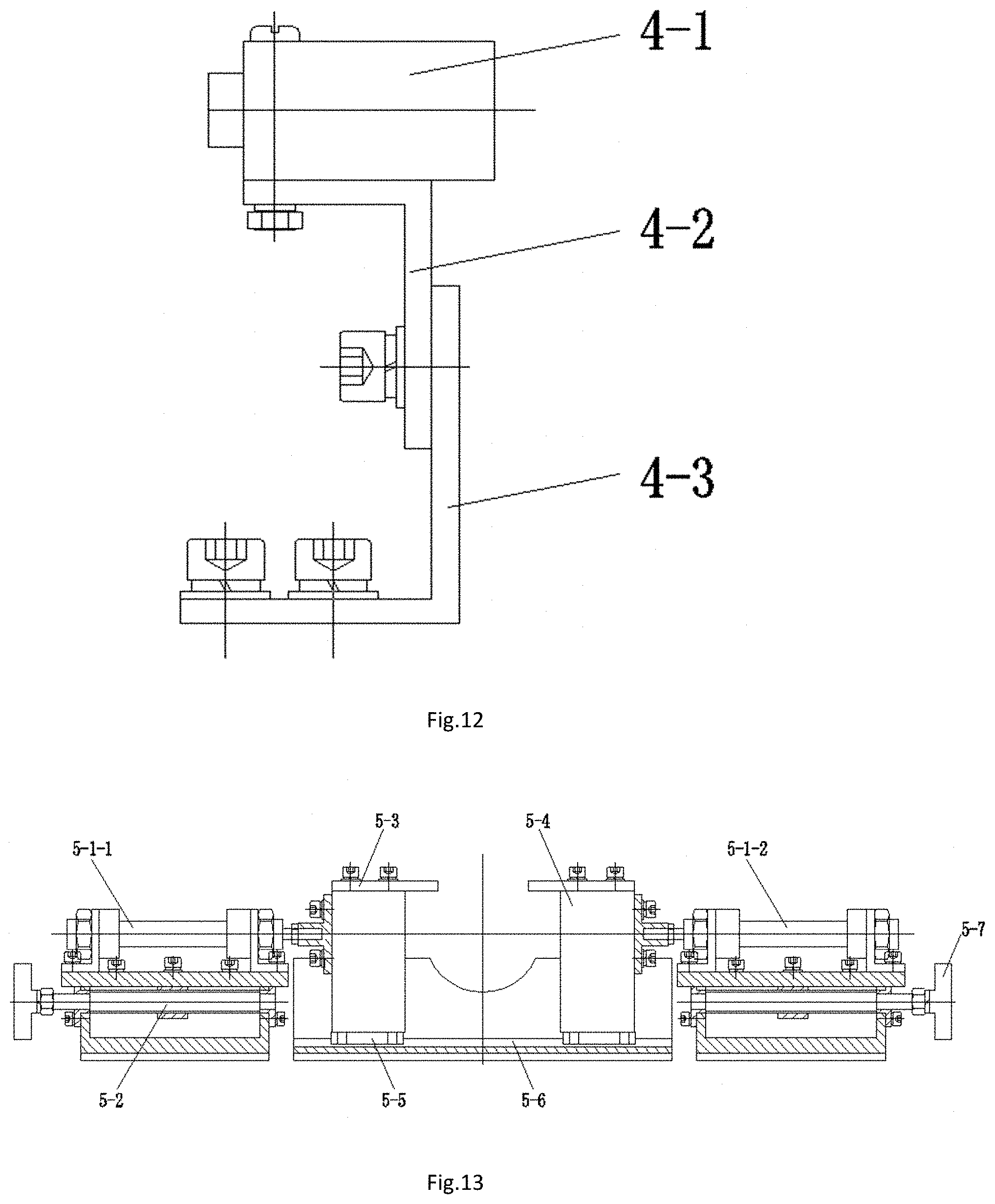 Patent US11780149 Figure 9 – Winding device for producing fiber composite loop chain and winding method