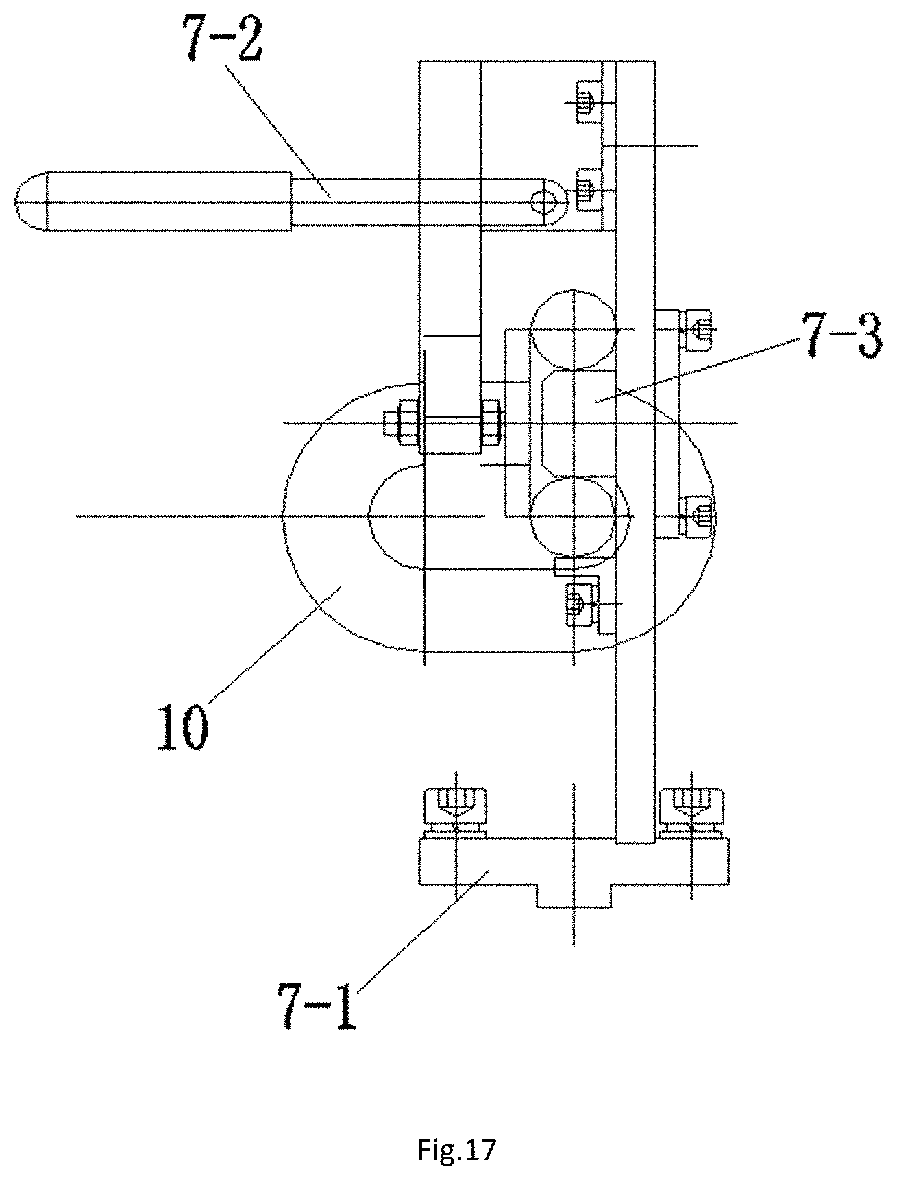 Patent US11780149 Figure 12 – Winding device for producing fiber composite loop chain and winding method
