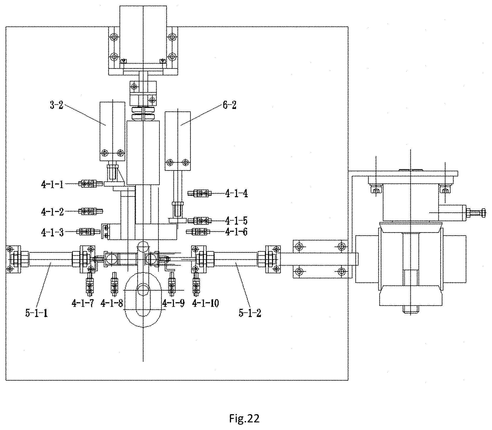 Patent US11780149 Figure 16 – Winding device for producing fiber composite loop chain and winding method