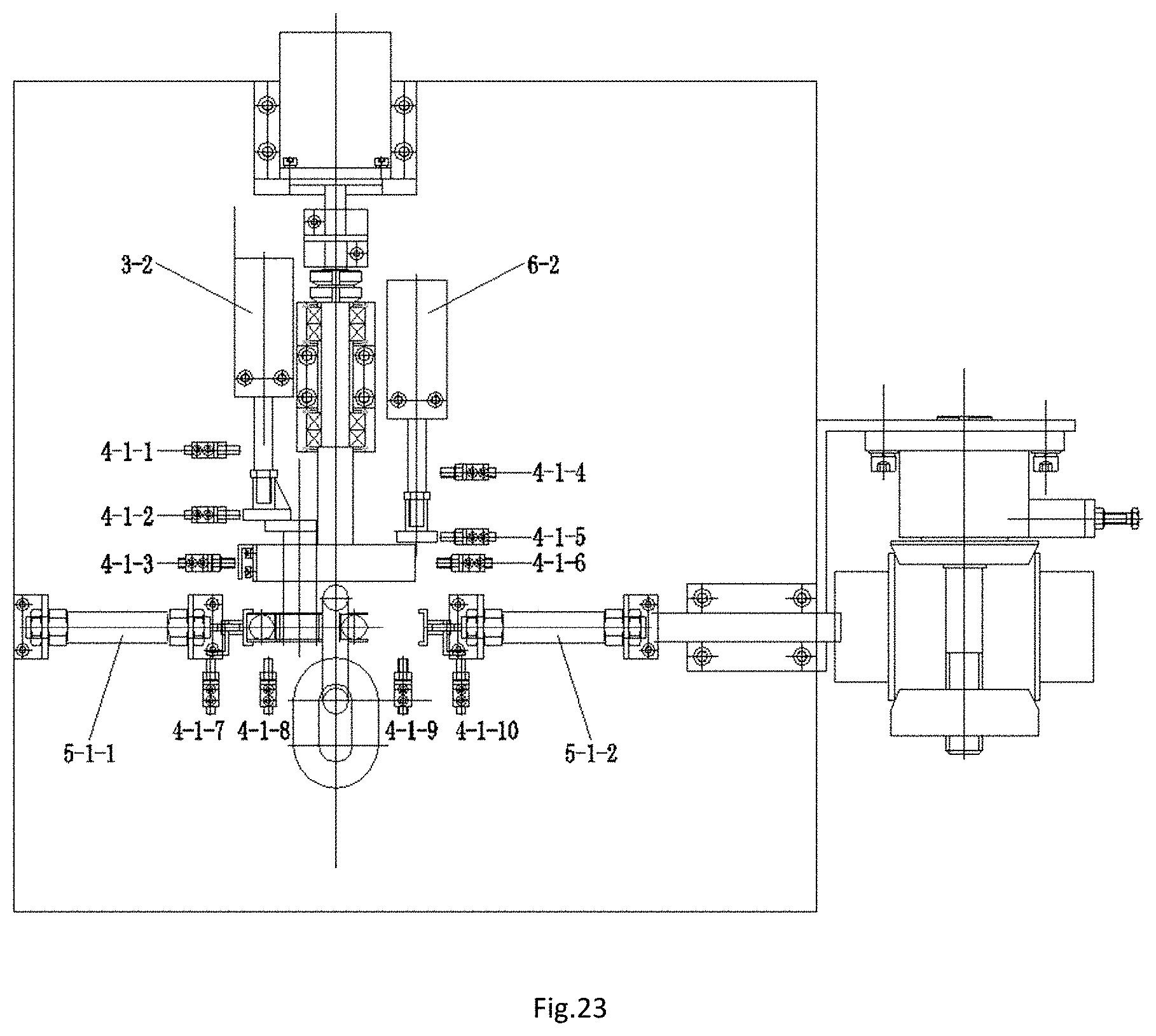Patent US11780149 Figure 17 – Winding device for producing fiber composite loop chain and winding method
