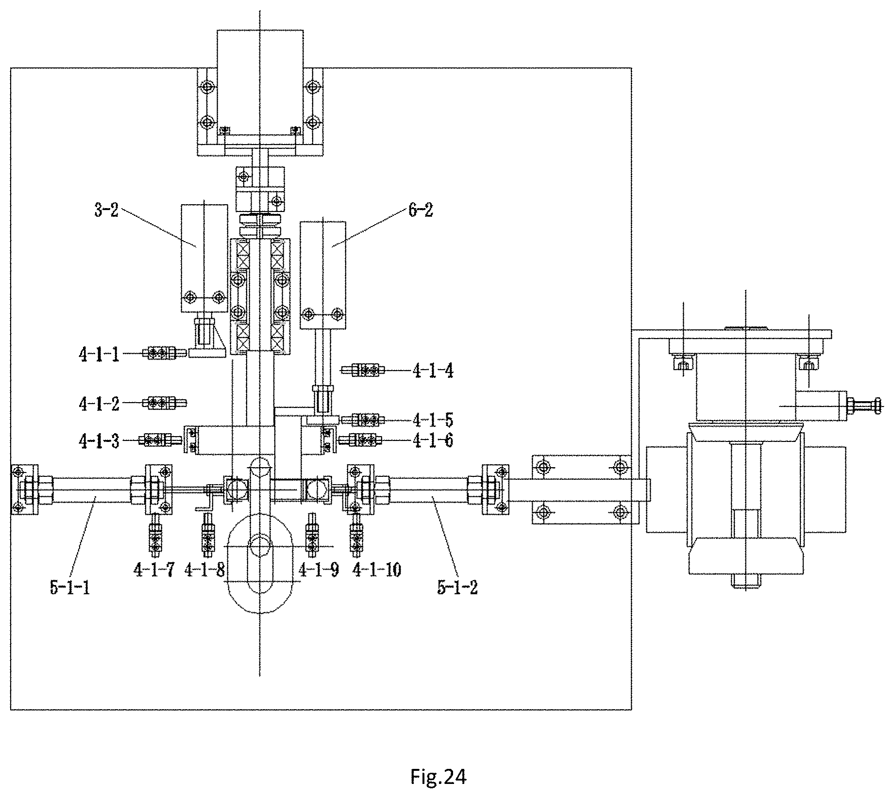 Patent US11780149 Figure 18 – Winding device for producing fiber composite loop chain and winding method