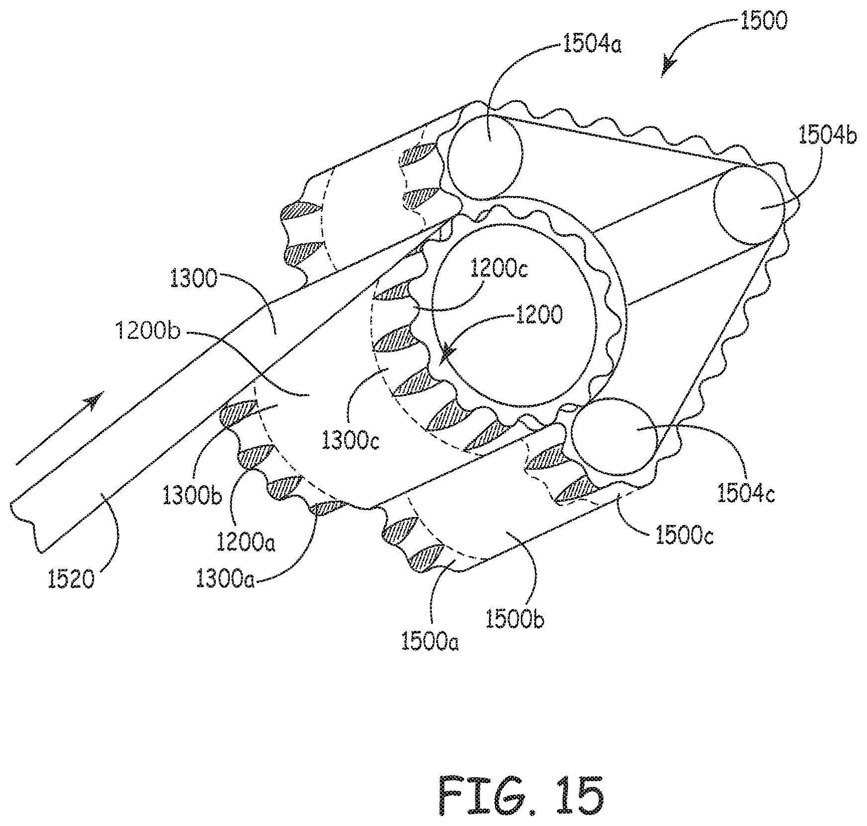 Patent US11780151 Figure 14 – Apparatus for preforming at least a portion of a material