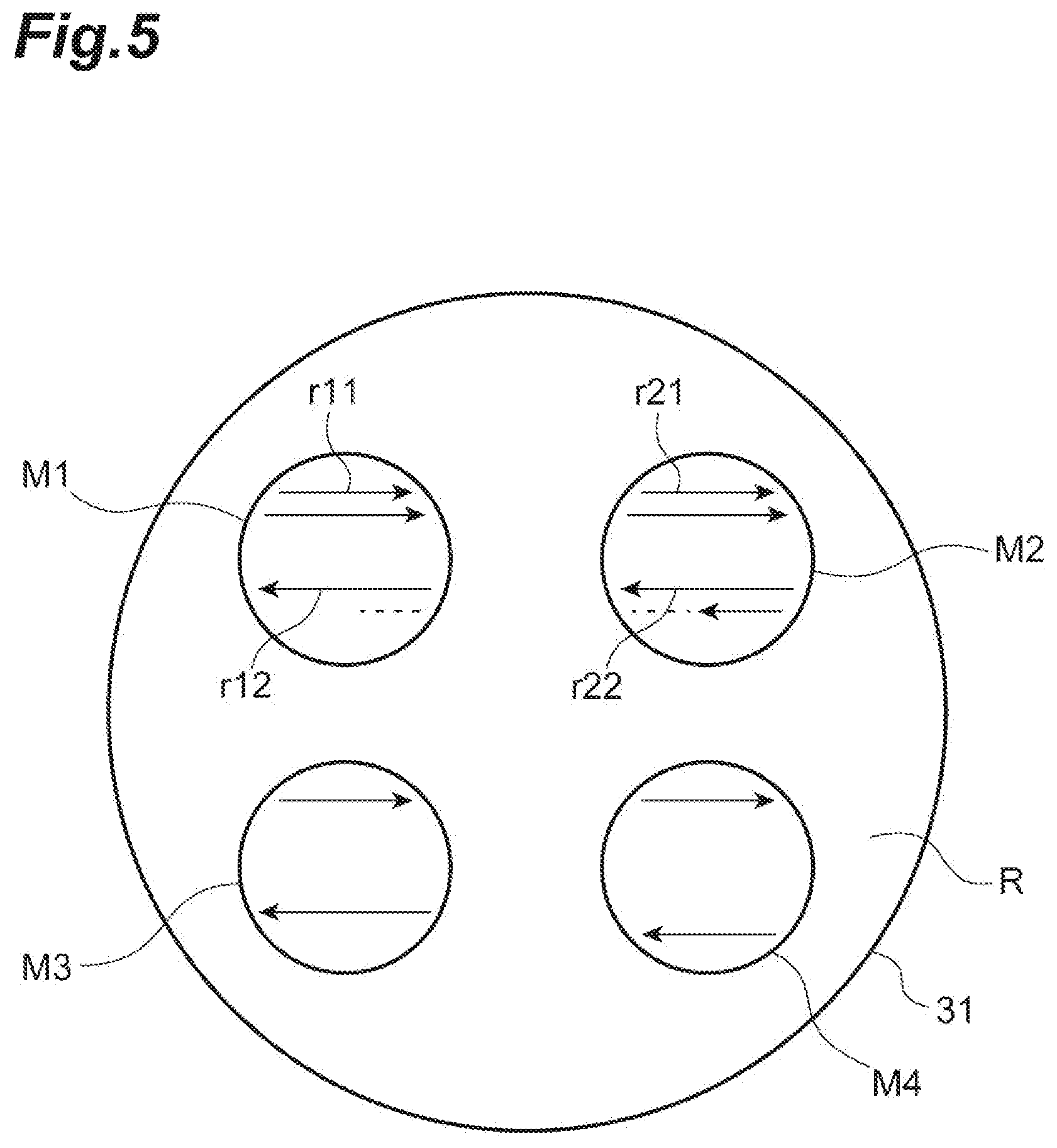 Patent US11780159 Figure 5 – Additive manufacturing device and additive manufacturing method