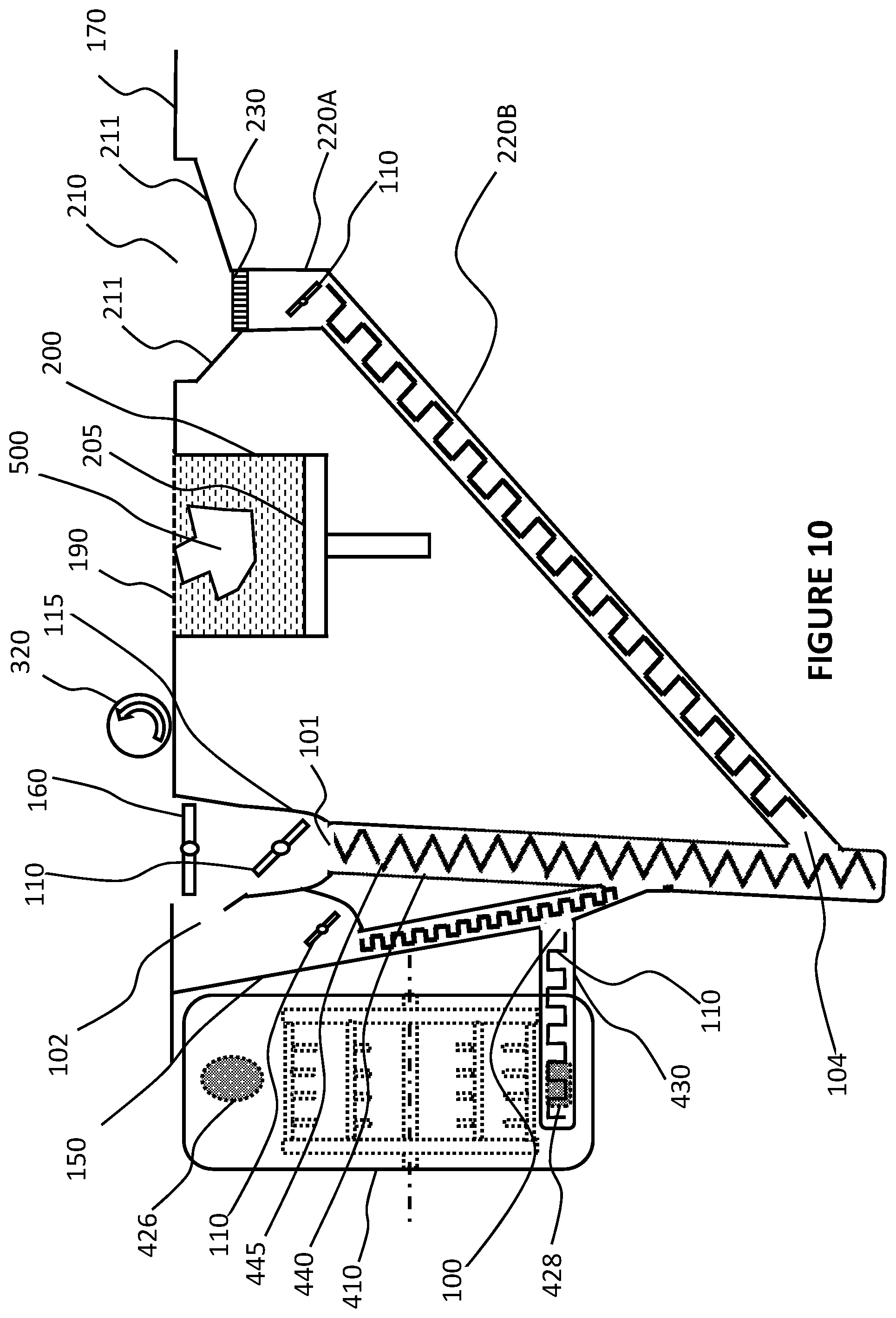 Patent US11780167 Figure 10 – Apparatus for the manufacture of three-dimensional objects