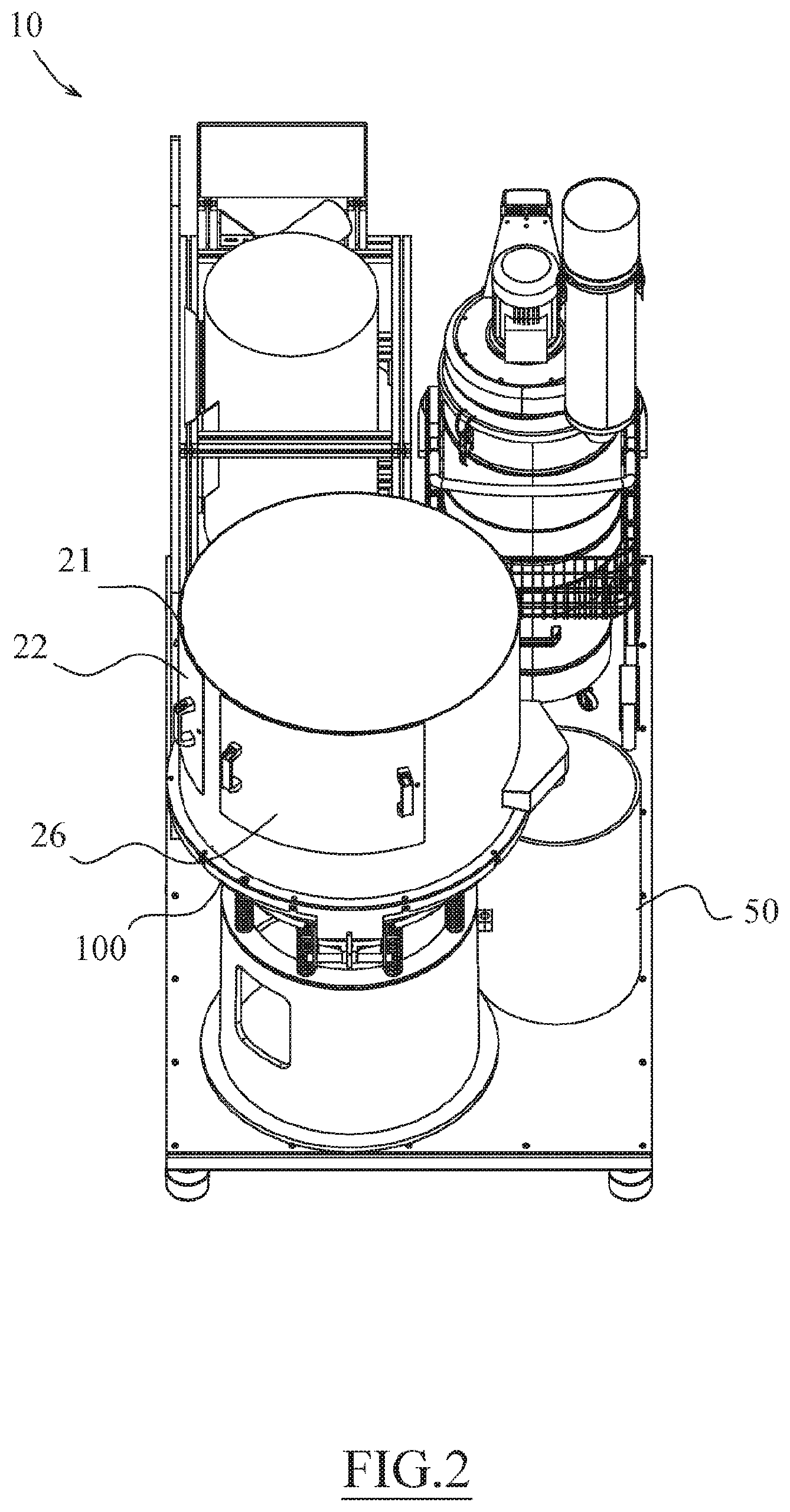 Patent US11780168 Figure 2 – Method for the treatment of cake resulting from additive manufacturing processes
