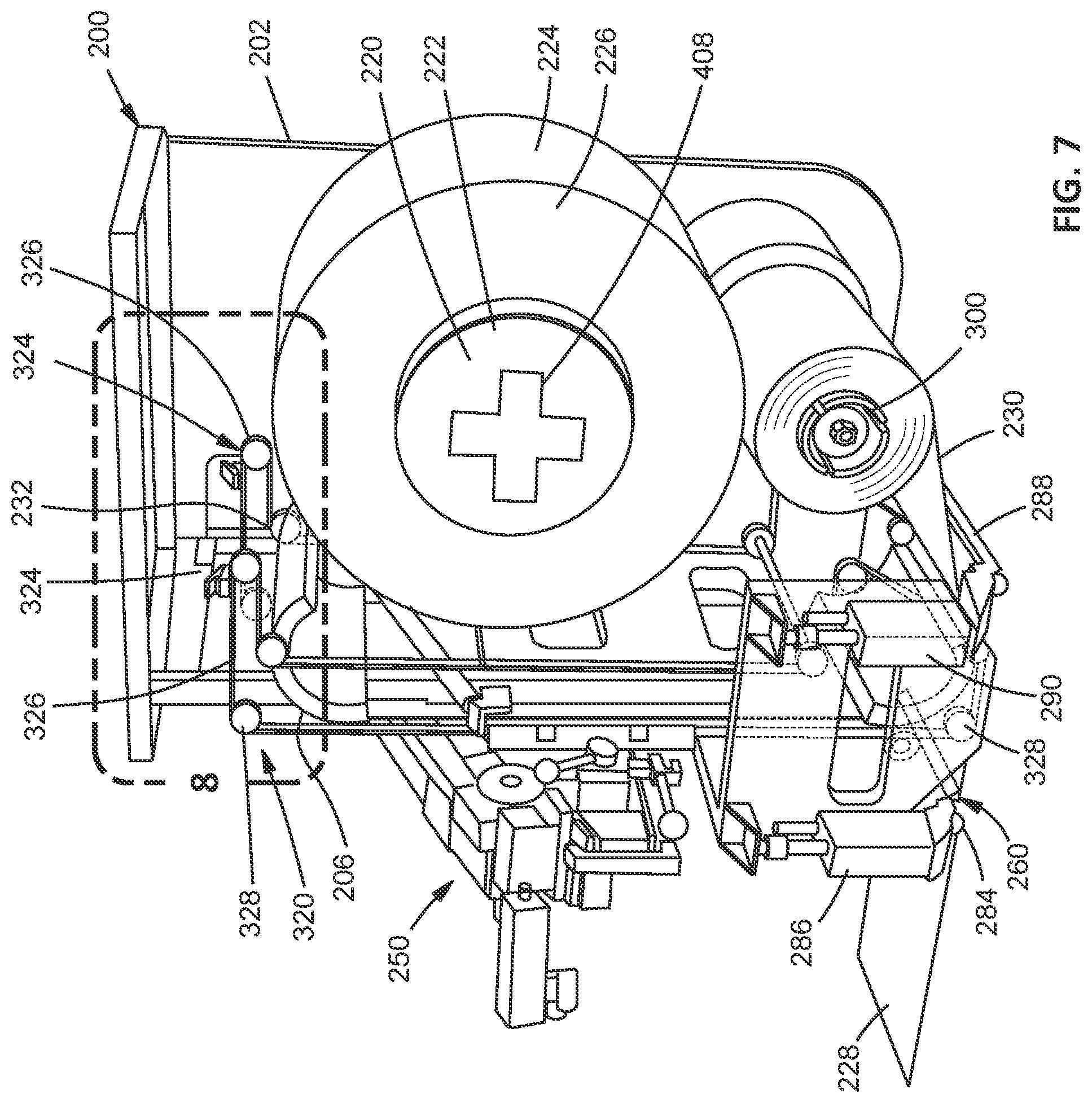 Patent US11780182 Figure 5 – Lamination head having self-threading capability