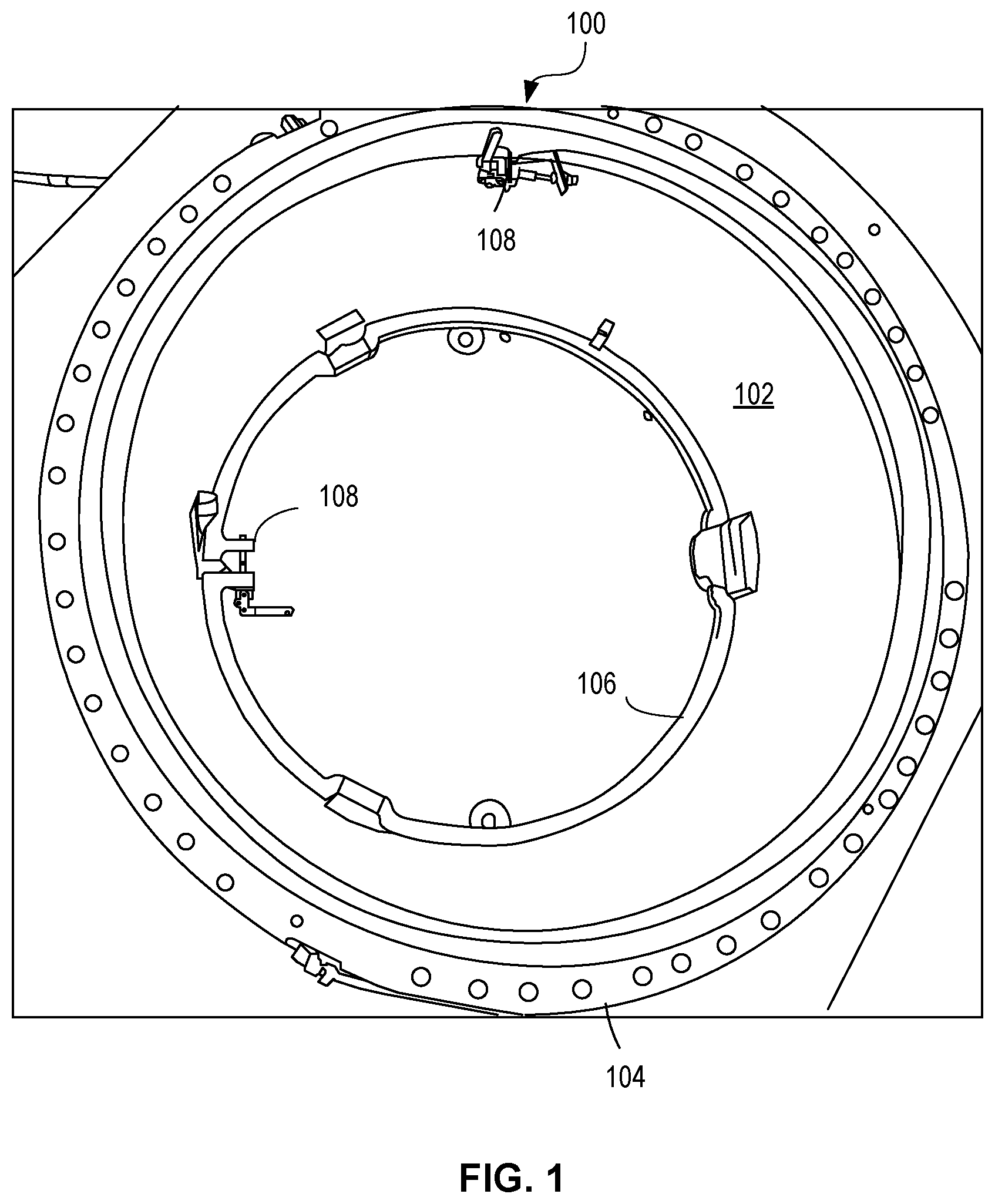 Patent US11780184 — Methods and apparatus for securing an autoclave bag to a composite fixture — Figure 1