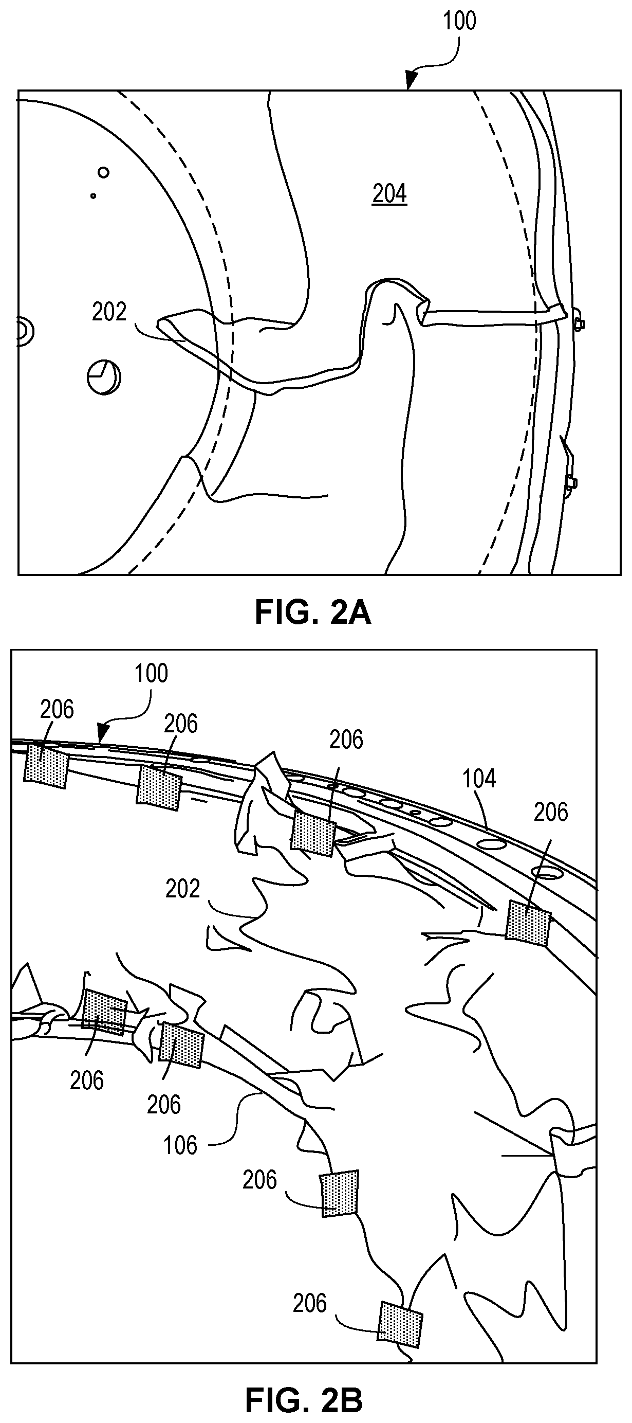 Patent US11780184 Figure 2 – Methods and apparatus for securing an autoclave bag to a composite fixture