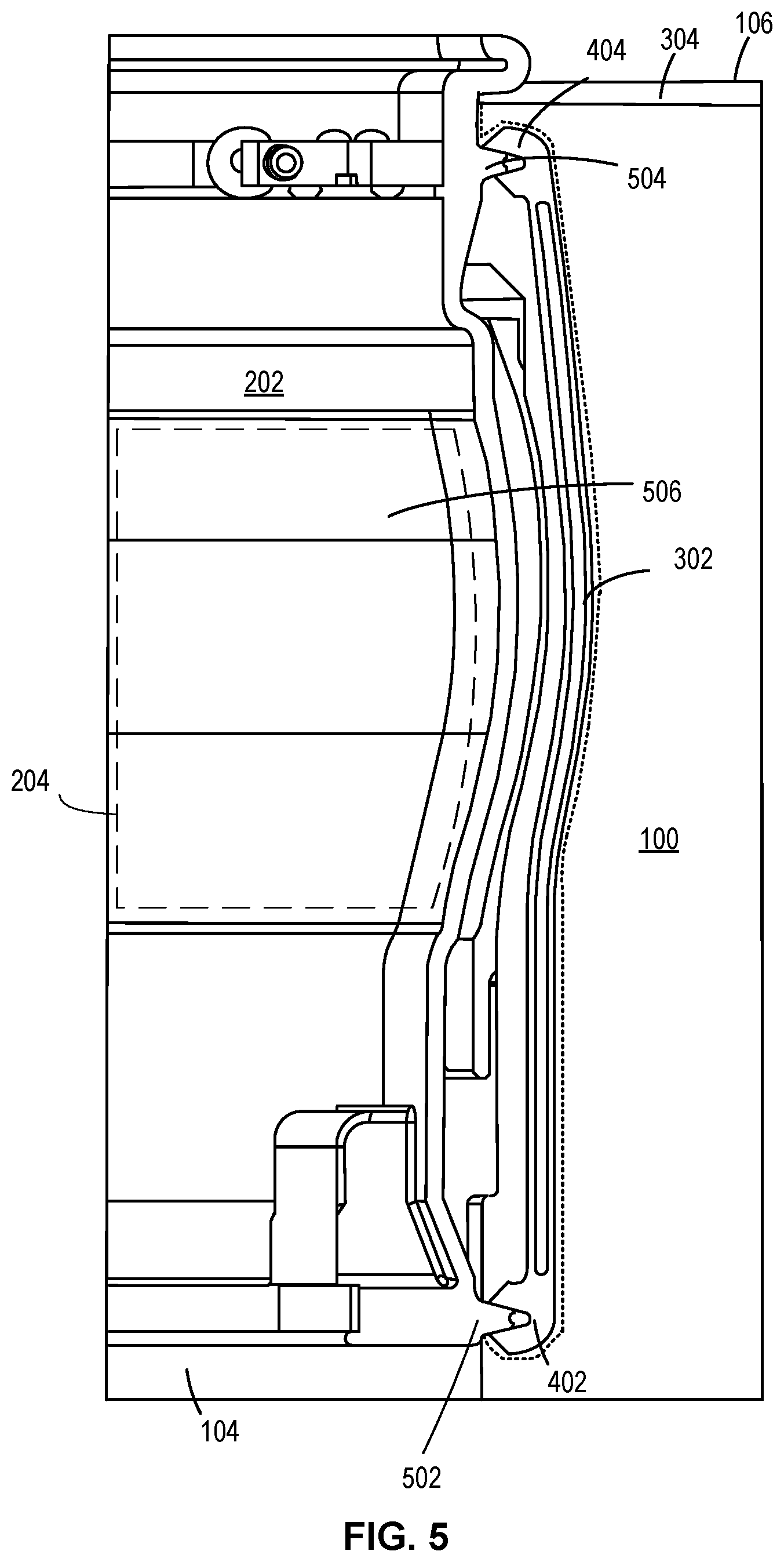 Patent US11780184 Figure 6 – Methods and apparatus for securing an autoclave bag to a composite fixture