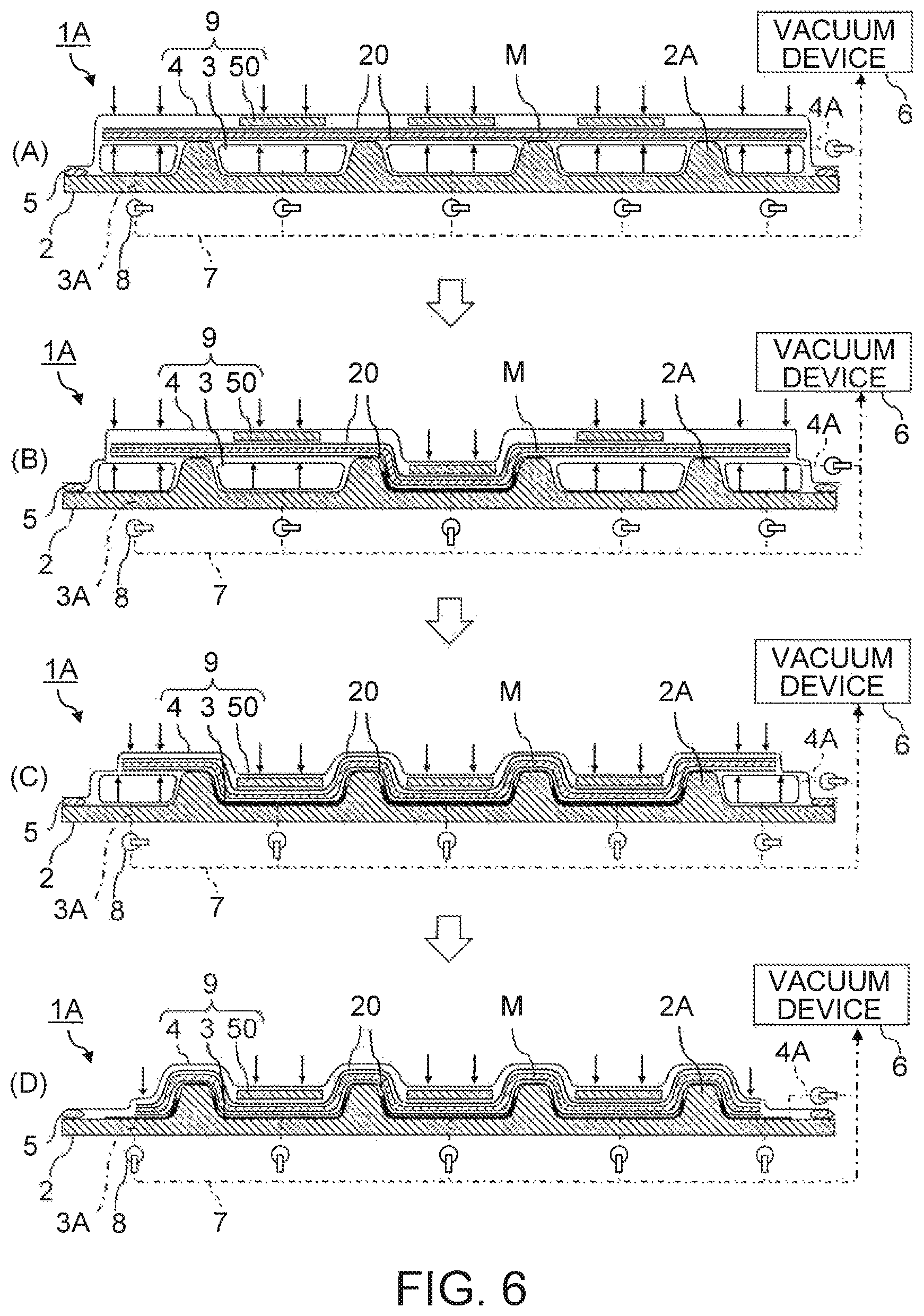 Patent US11780188 Figure 6 – Preform shaping apparatus
