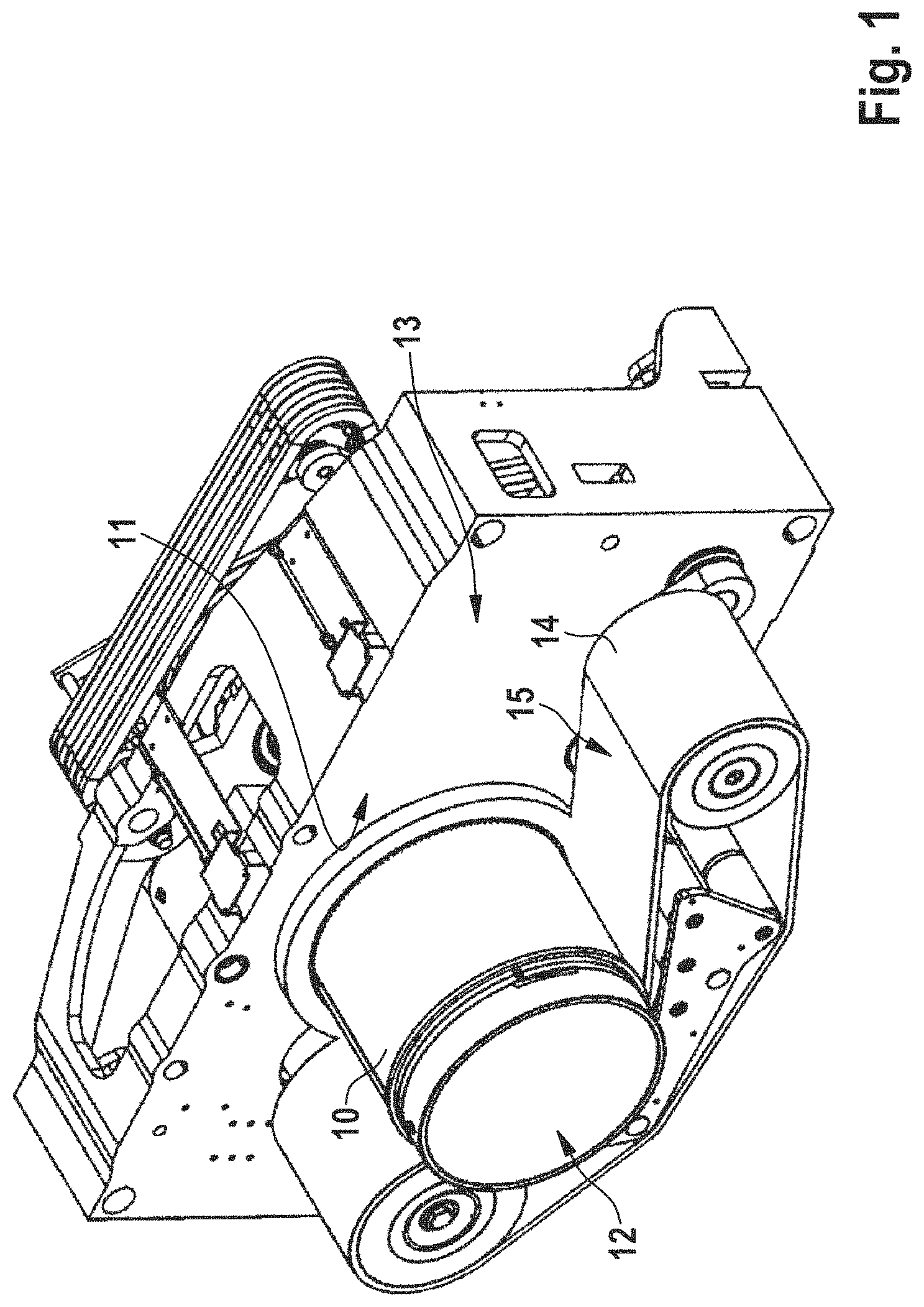Patent US11780189 Figure 1 – Apparatus and method for separating materials with different degrees of flowability