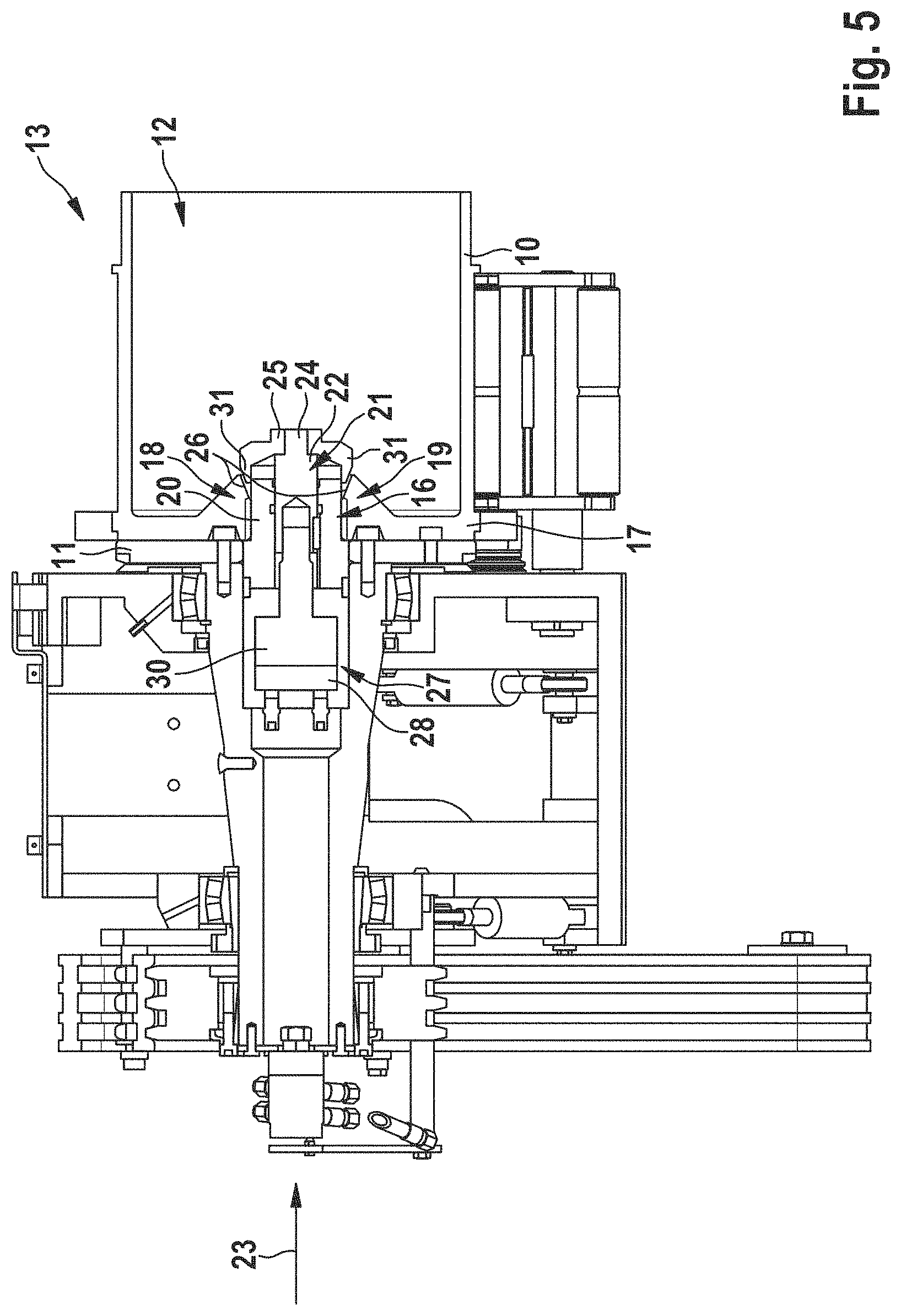 Patent US11780189 Figure 5 – Apparatus and method for separating materials with different degrees of flowability