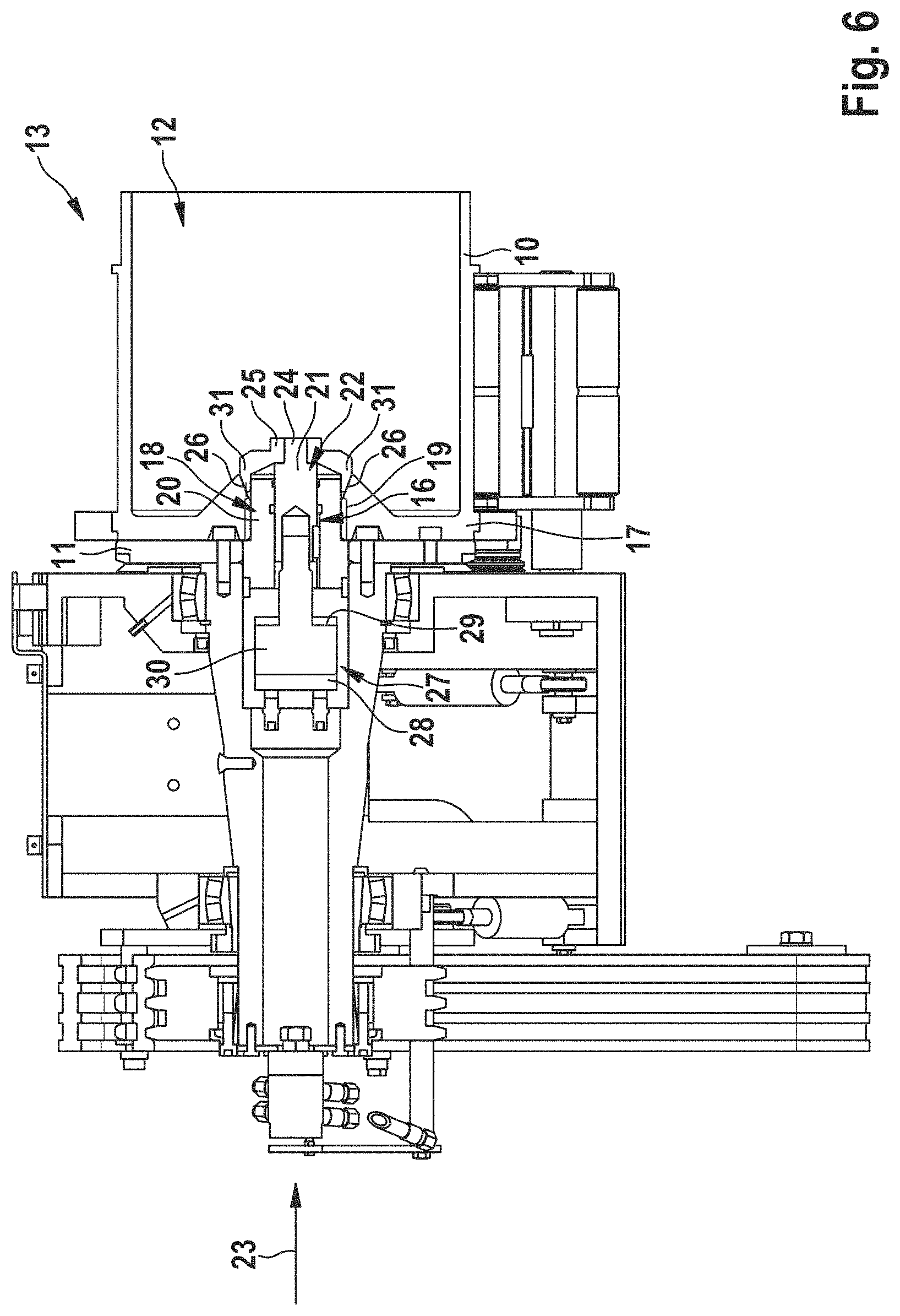 Patent US11780189 Figure 6 – Apparatus and method for separating materials with different degrees of flowability