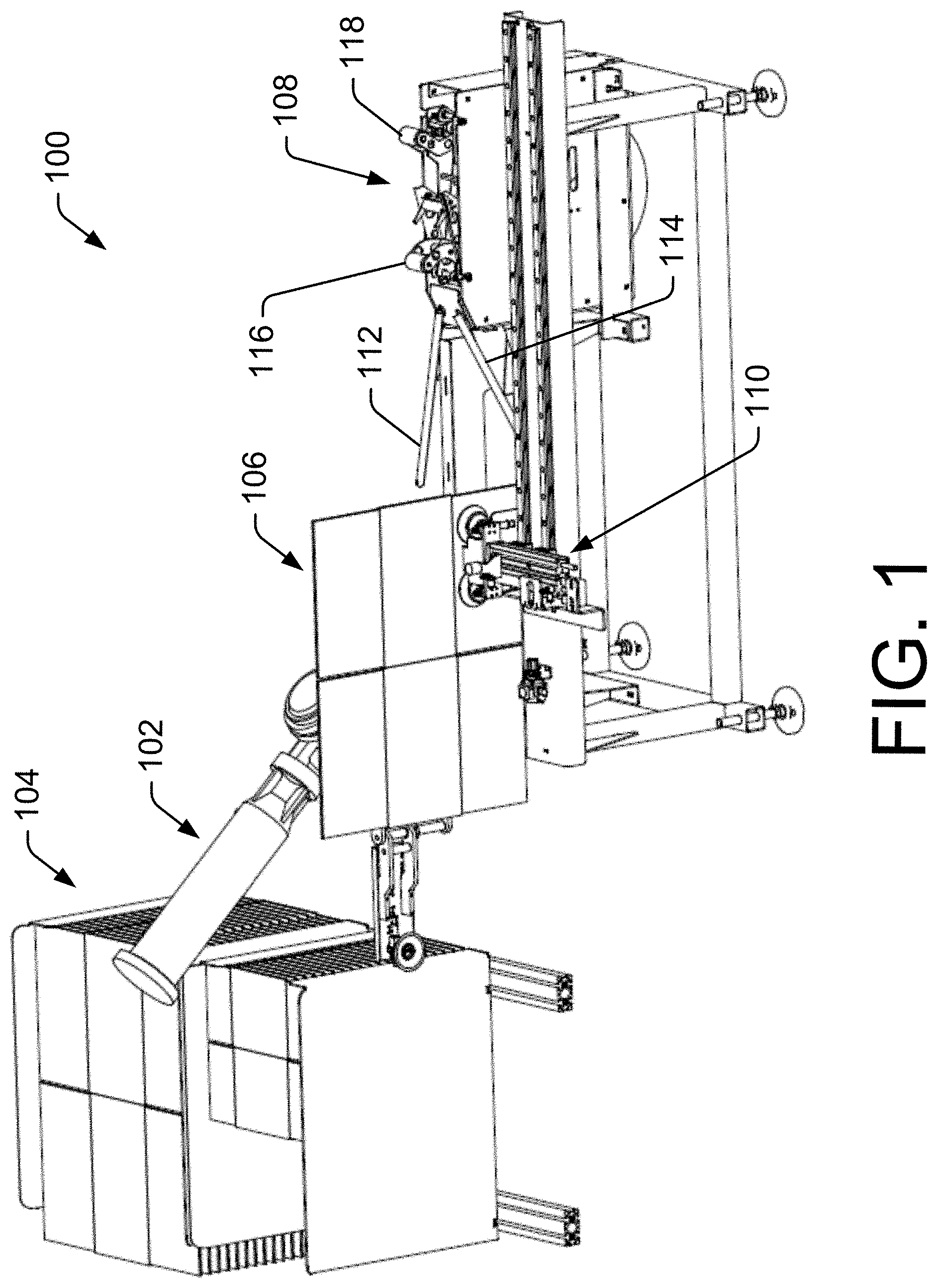 Patent US11780197 Figure 1 – Tool for use in robotic case erecting