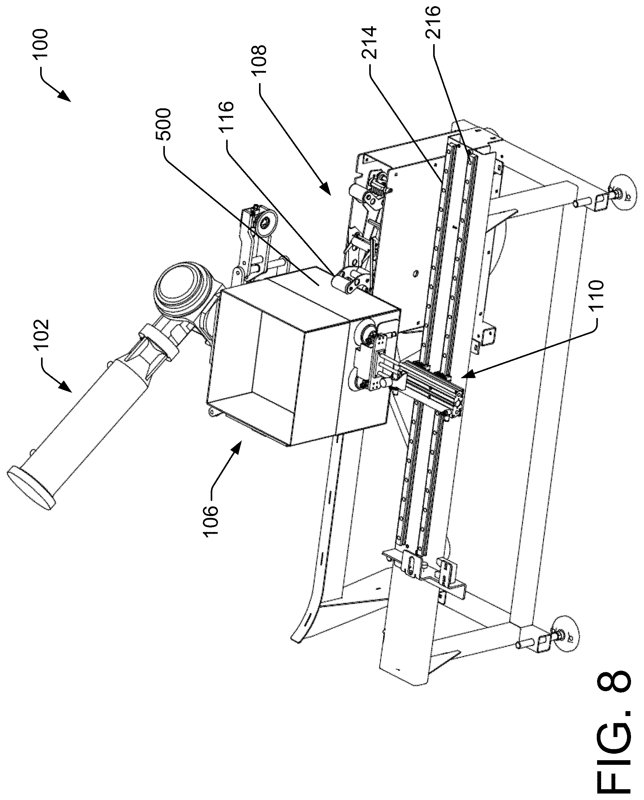Patent US11780197 Figure 8 – Tool for use in robotic case erecting